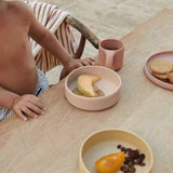 Set refeição Junior em silicone - chuvadeamor