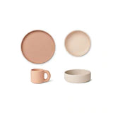 Set refeição Junior em silicone - chuvadeamor