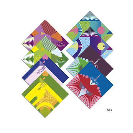 Jogo de introdução ao origami - Djeco - chuvadeamor