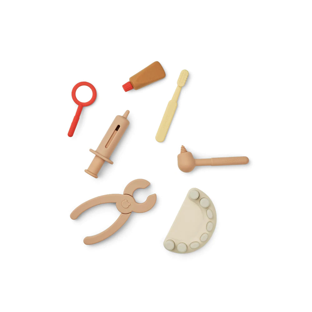 Set dentista em silicone - chuvadeamor