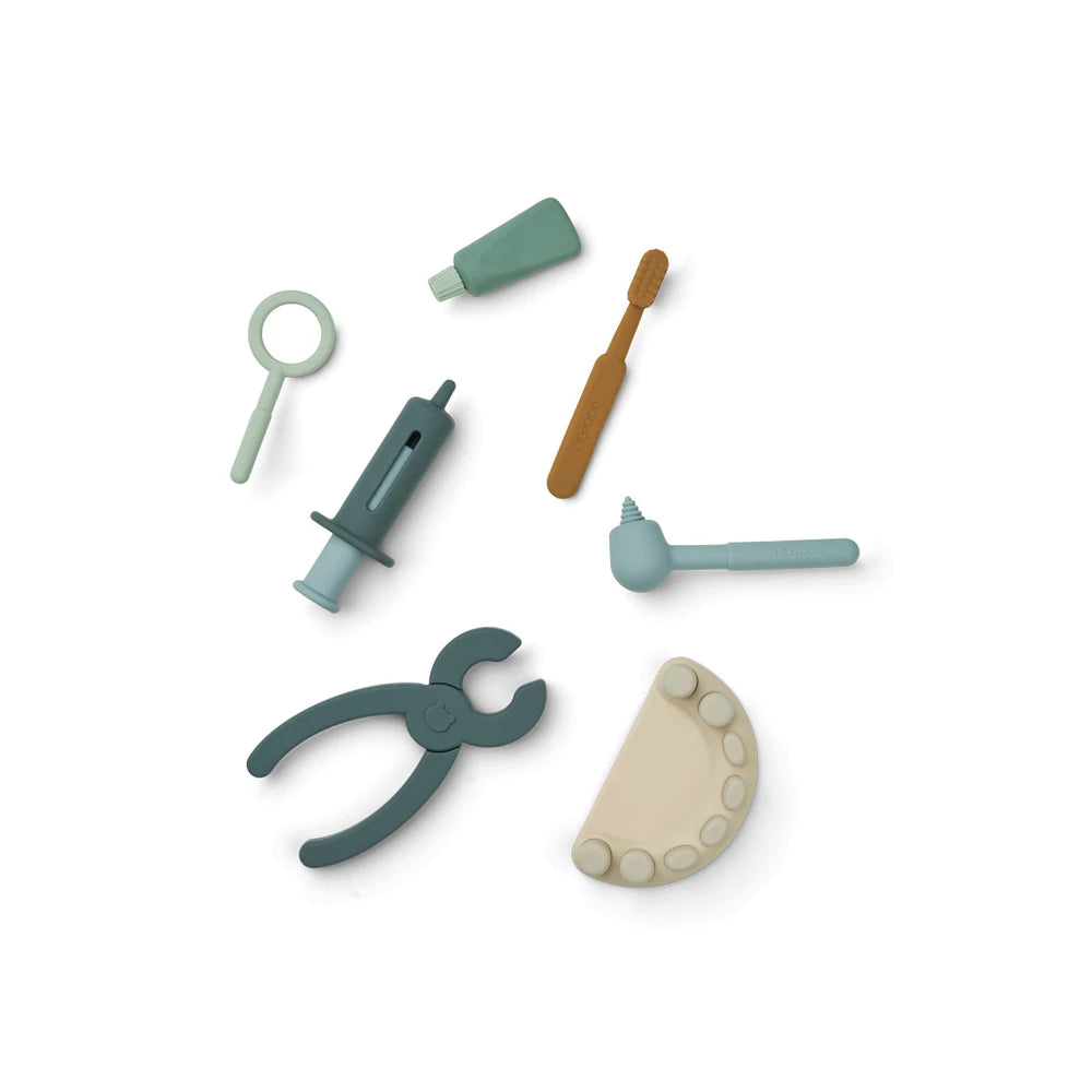 Set dentista em silicone - chuvadeamor