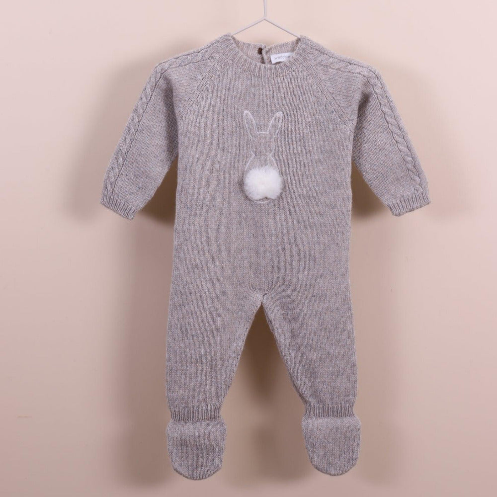Babygrow Grey "LITTLE BUNNY" - Wedoble - chuvadeamor