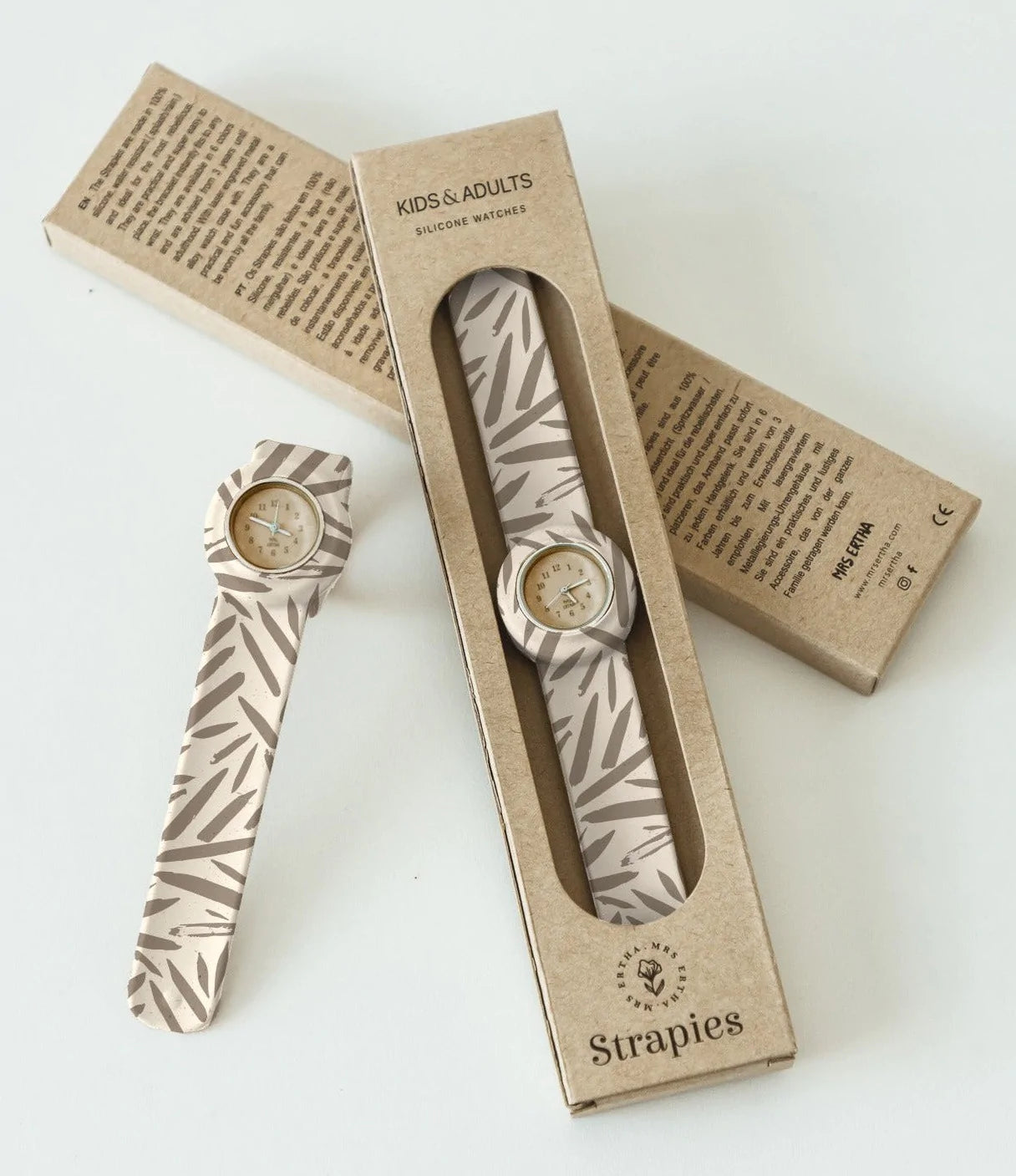 Relógio de silicone "Strapies" para criança e adulto - chuvadeamor