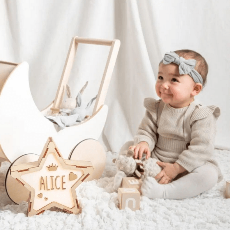 Luz de presença estrela personalizada - chuvadeamor