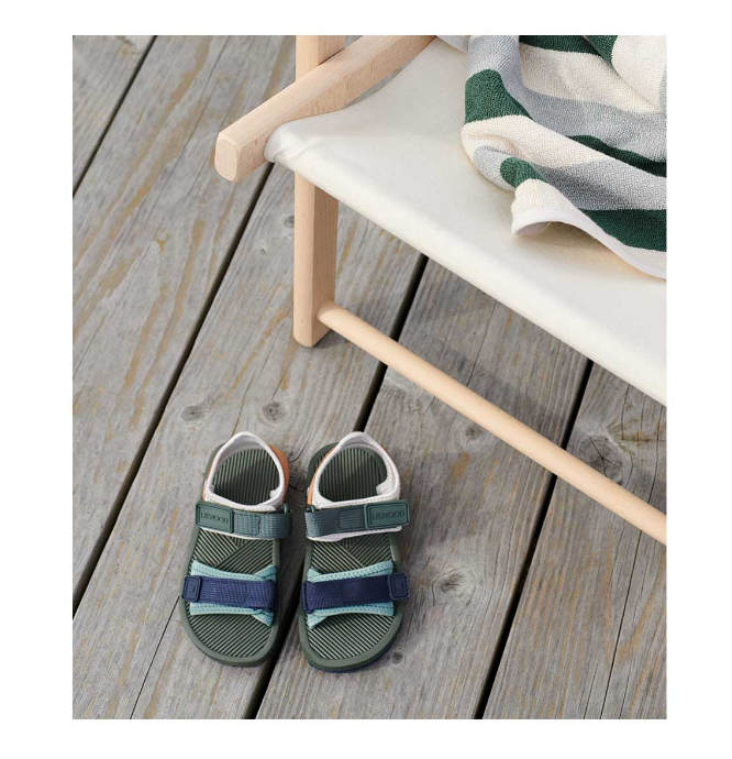 Monty Sandals Hunter green - Liewood - chuvadeamor