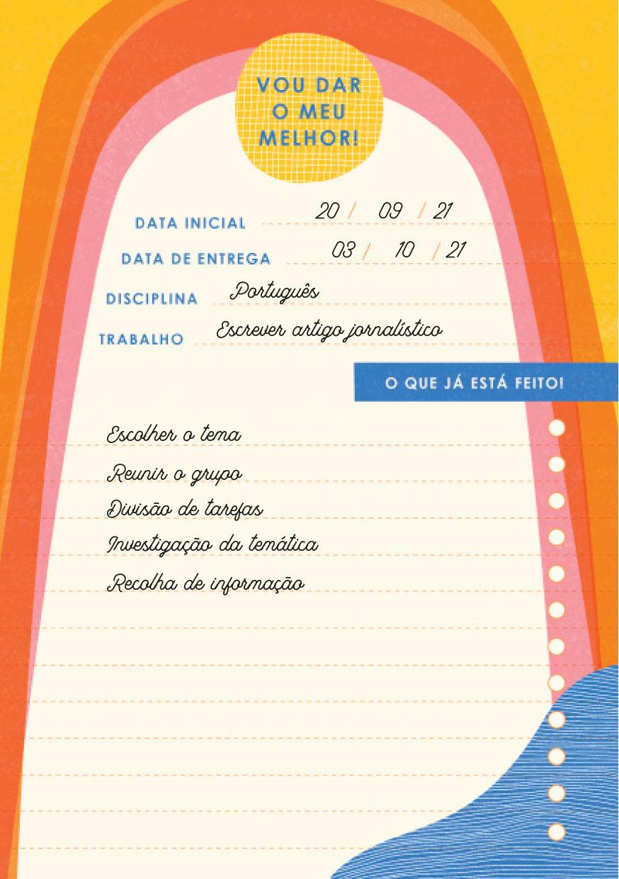Caderno de Tarefas para TPC e Projetos - chuvadeamor