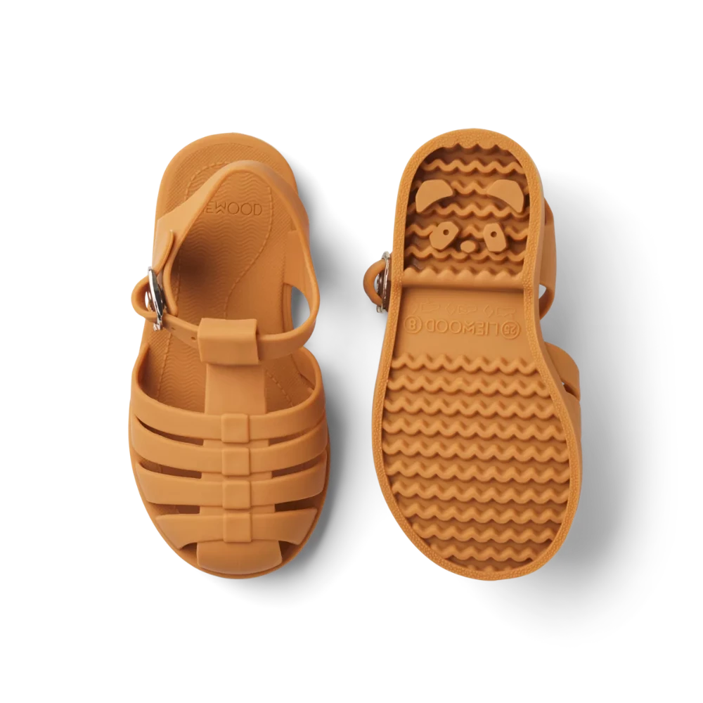 Sandálias silicone MUSTARD - Liewood - chuvadeamor