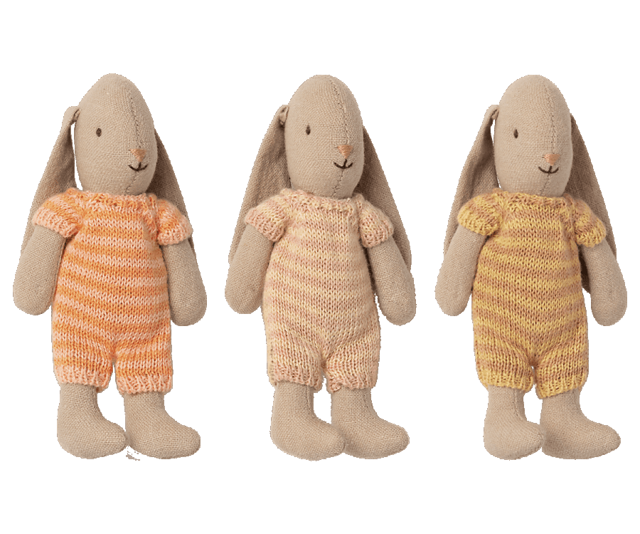 Mini Coelhinhos de pano - chuvadeamor