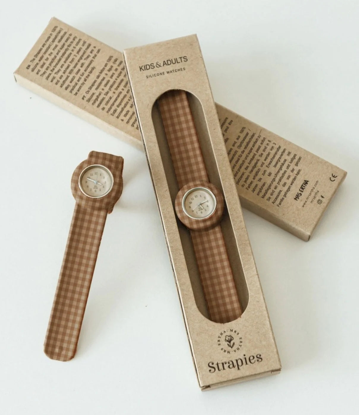 Relógio de silicone "Strapies" para criança e adulto - Mrs Ertha
