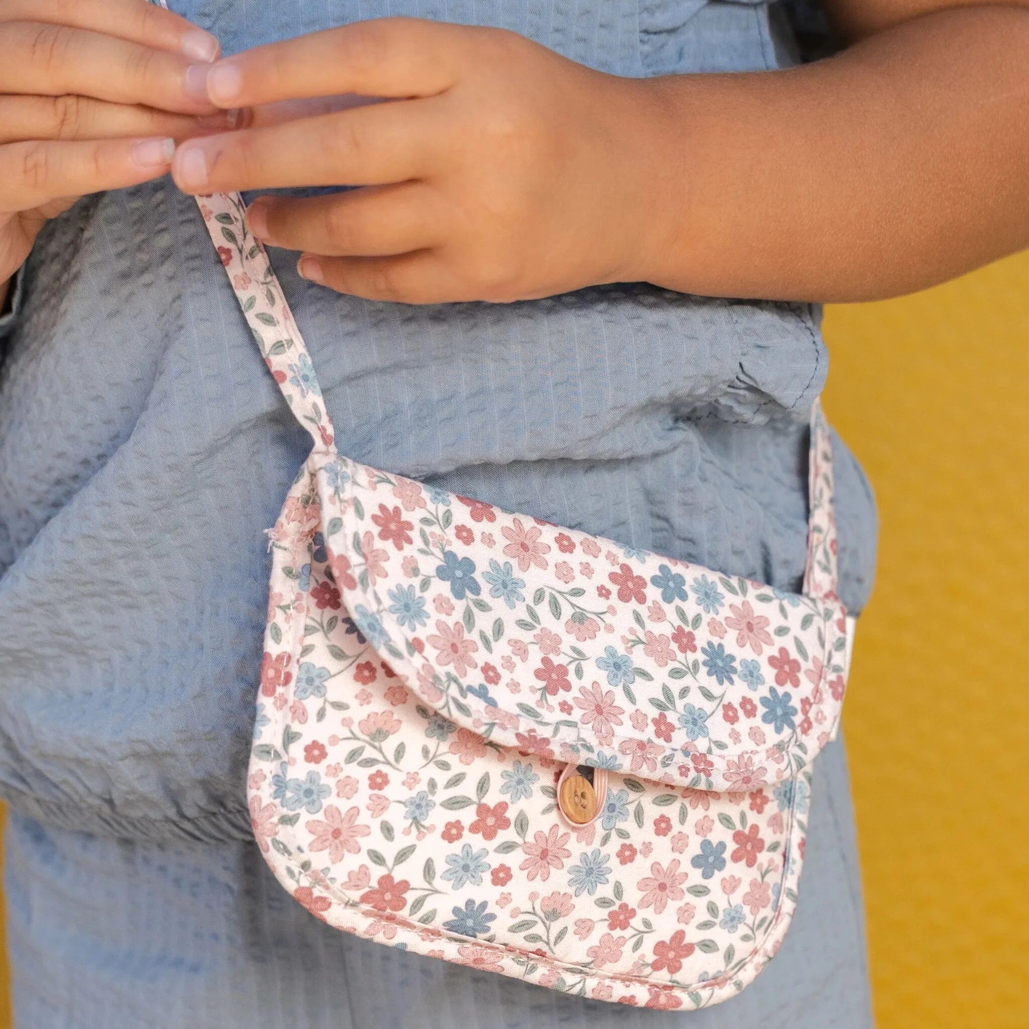 Mini mala com estampado floral - Little Dutch