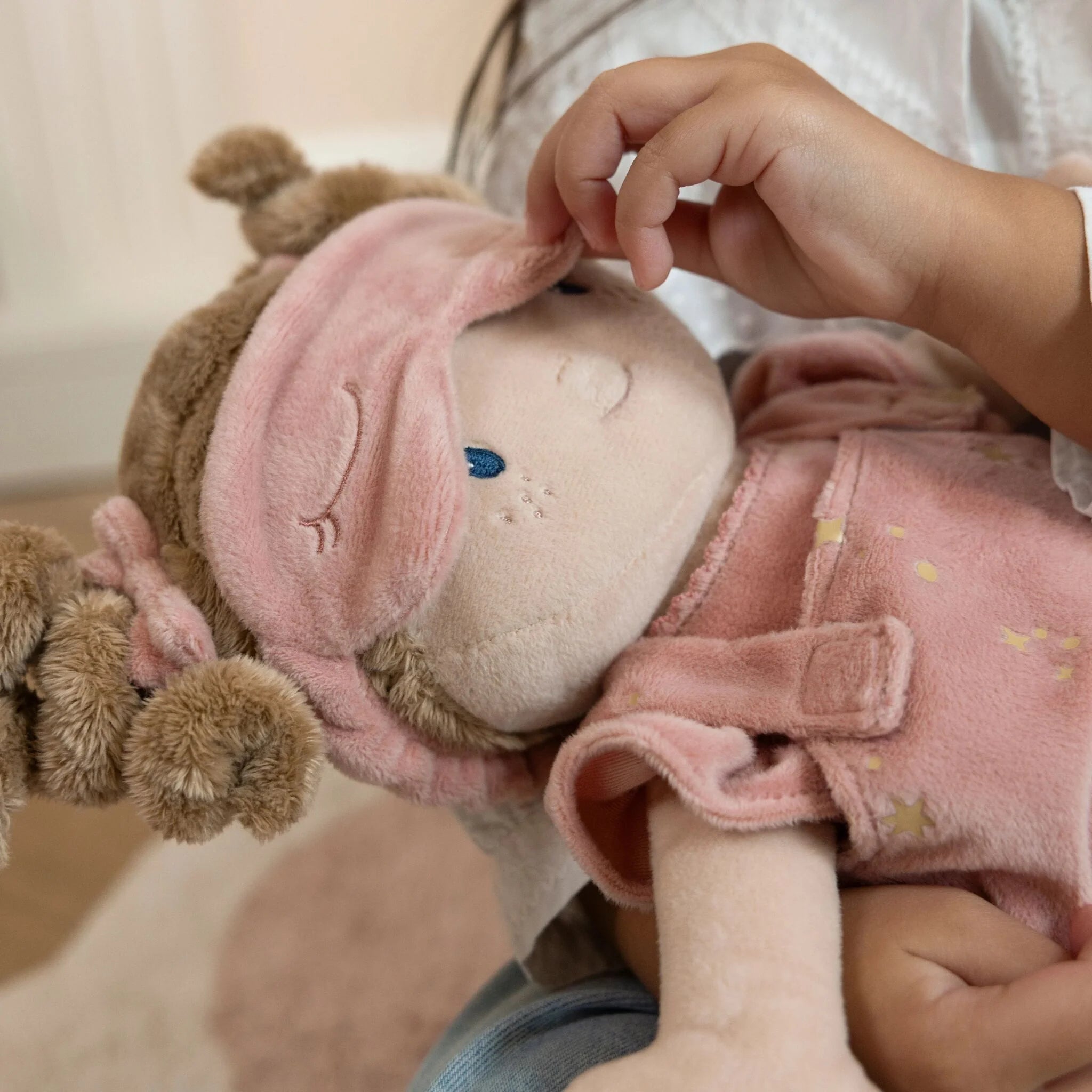 Boneca Rosa Dorminhoca - Little Dutch