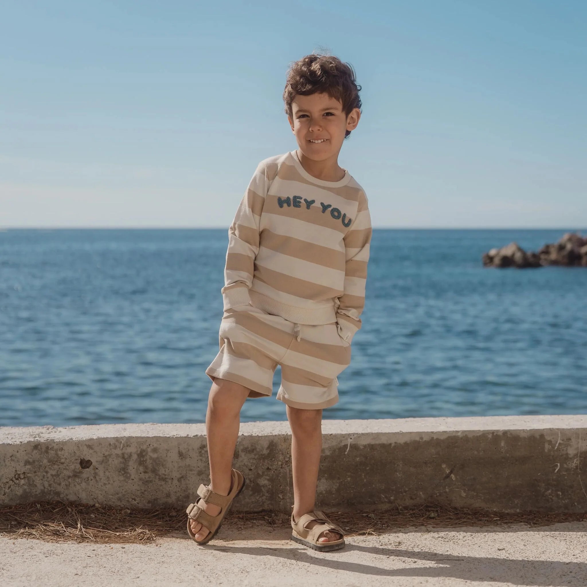 Calções riscas - Little Dutch