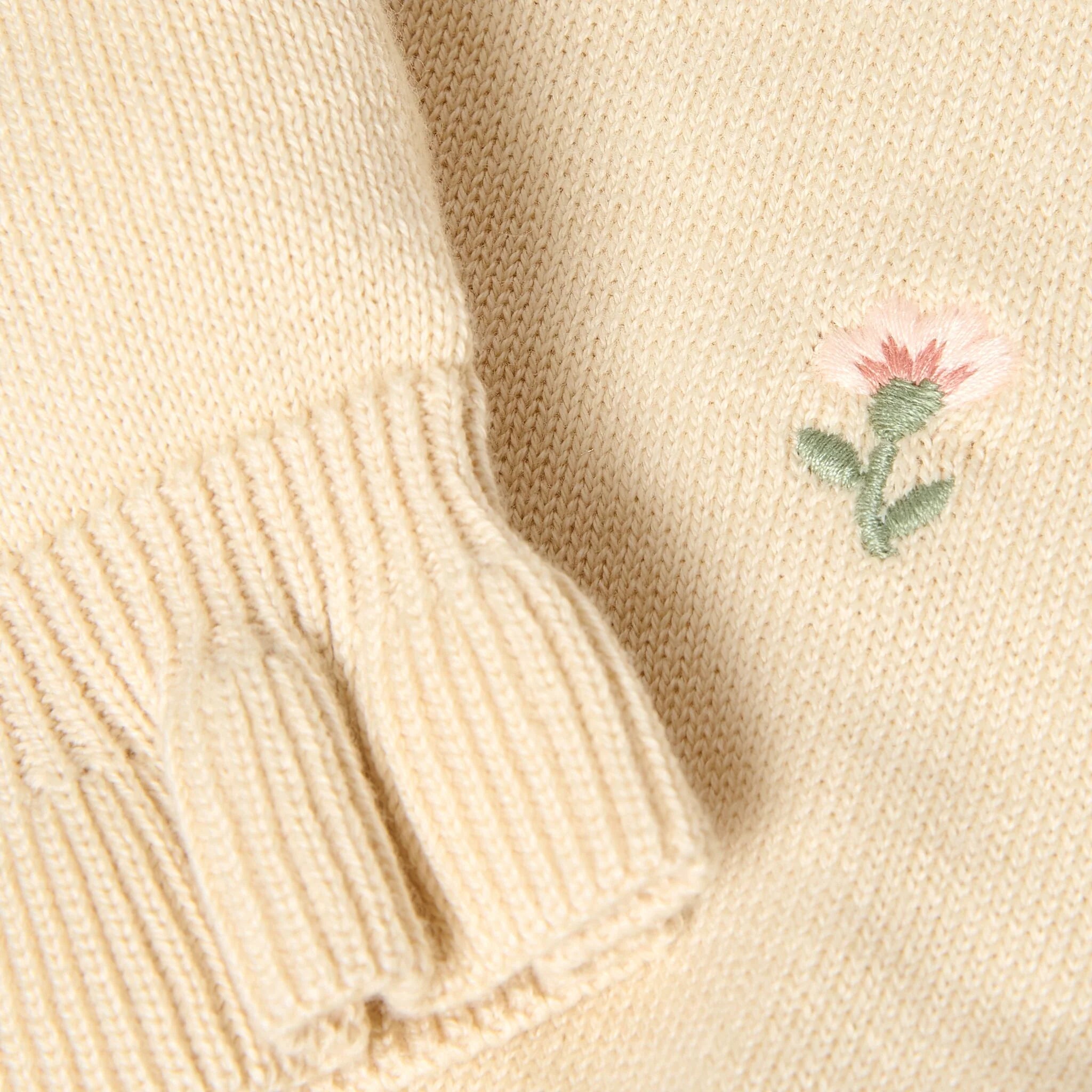 Camisola com floral bordado - LITTLE DUTCH
