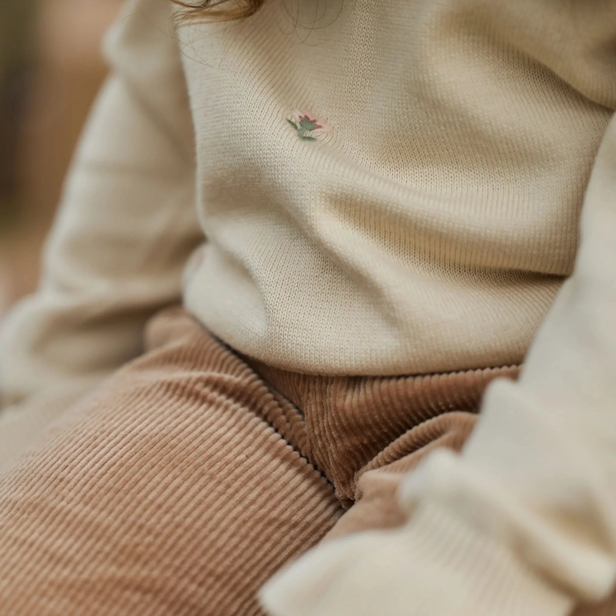 Camisola com floral bordado - LITTLE DUTCH