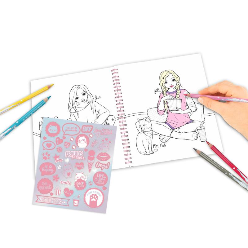 Livro para colorir - TOPModel