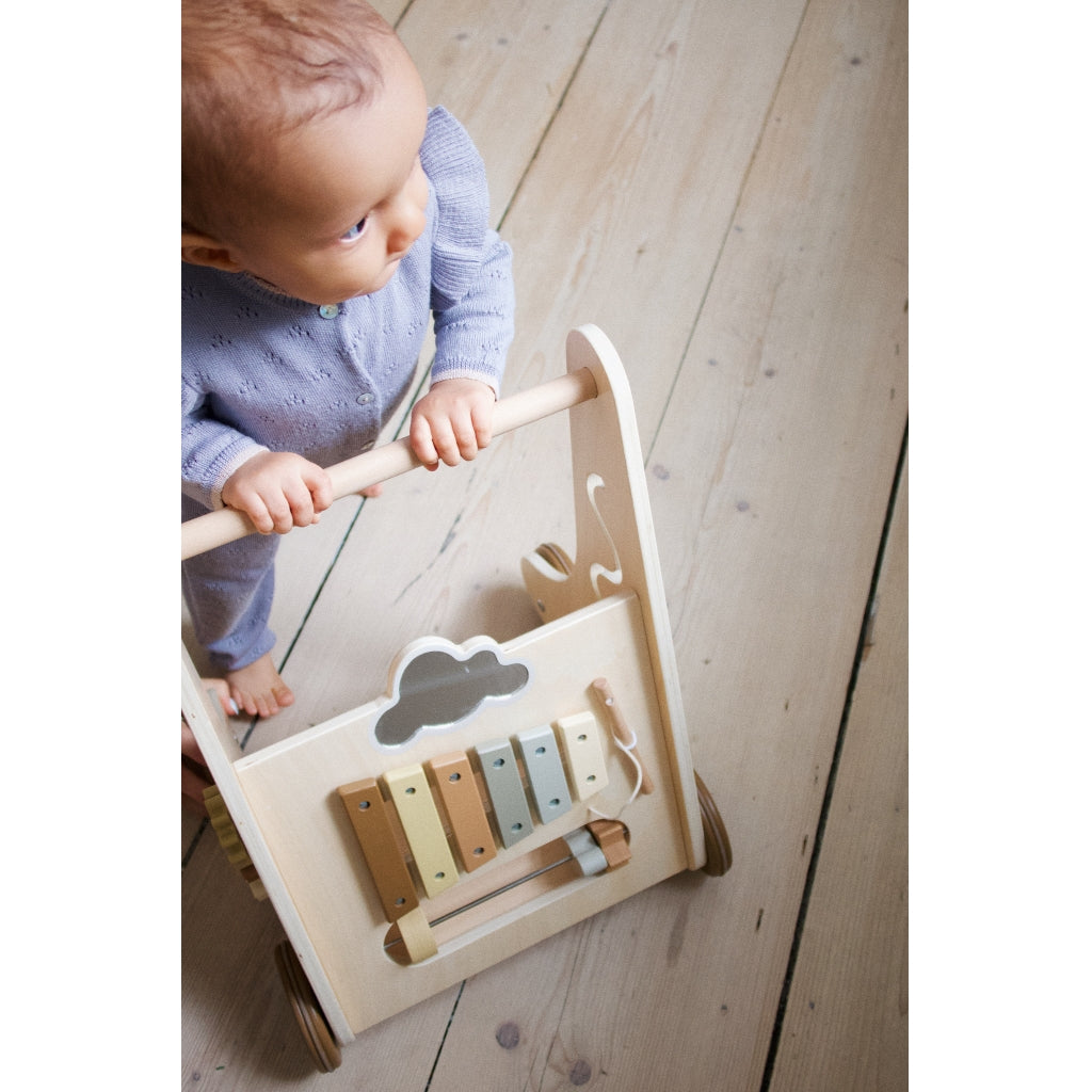 Carrinho de actividades para empurrar - Konjes Slojd