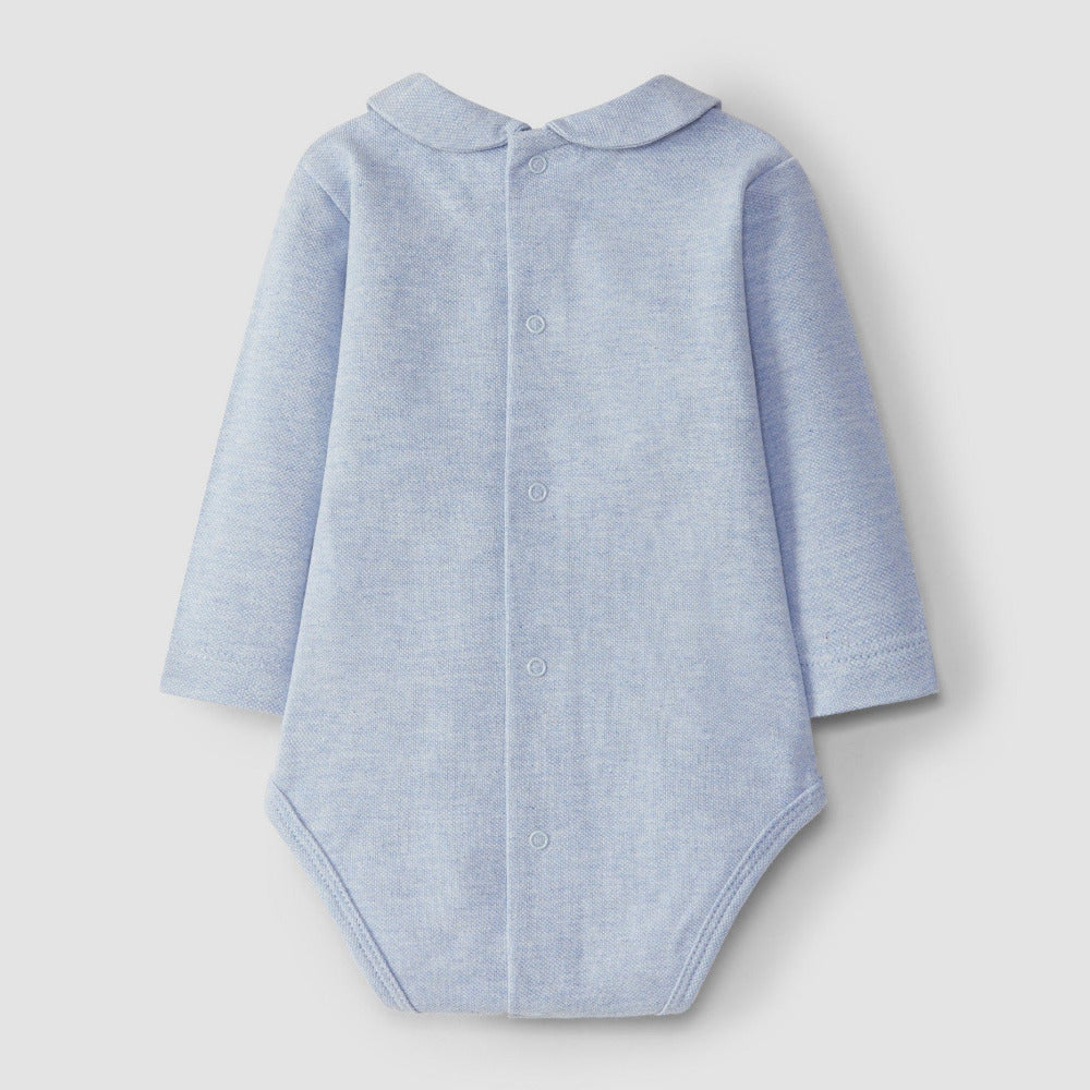 Body em piqué gola redonda - Laranjinha