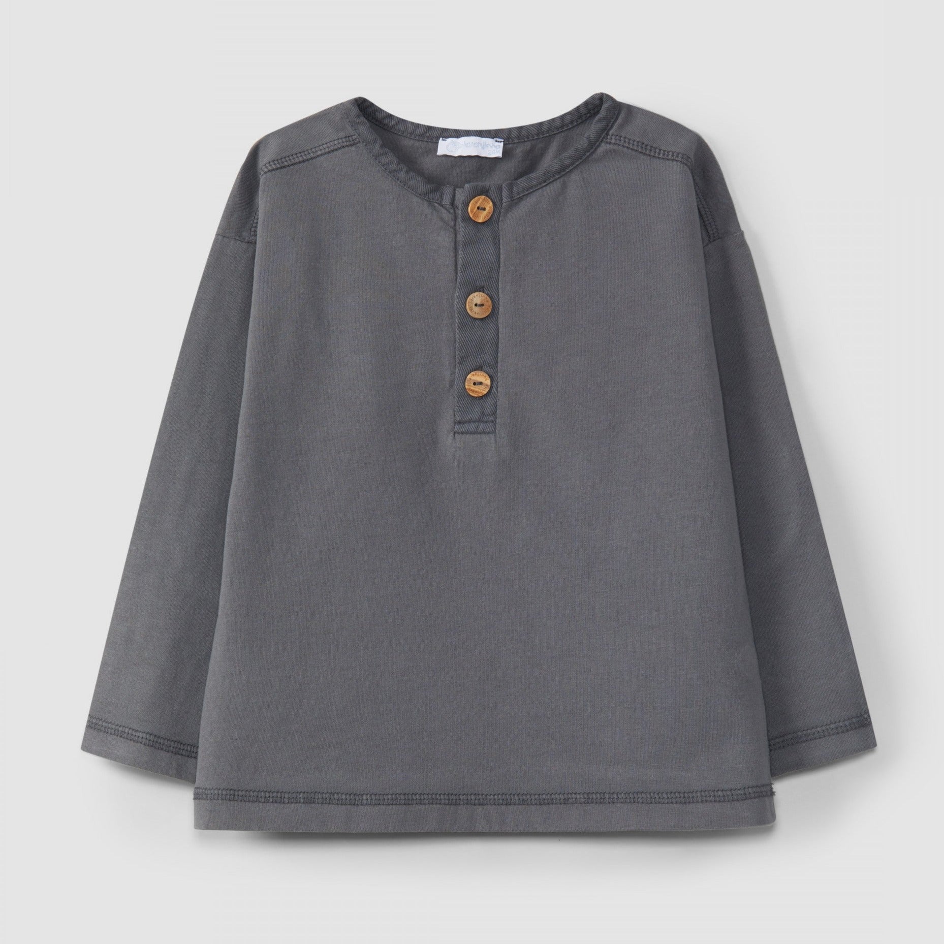 Longsleeve lisa com cotoveleira - Laranjinha