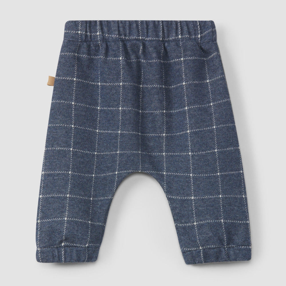 Calças pull-up quadricula - Laranjinha