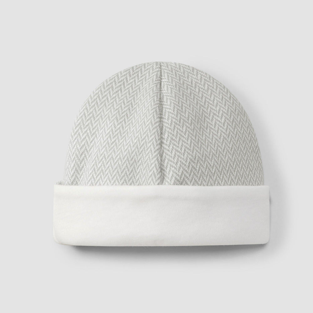 Gorro malha espinha - Laranjinha