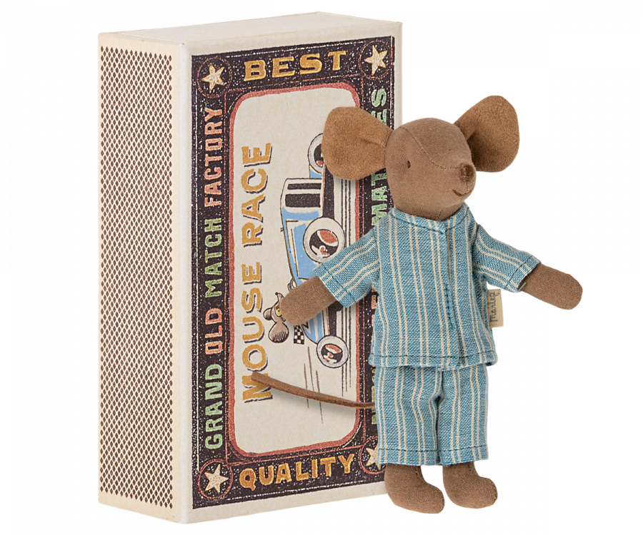 Big brother mouse in matchbox - Maileg