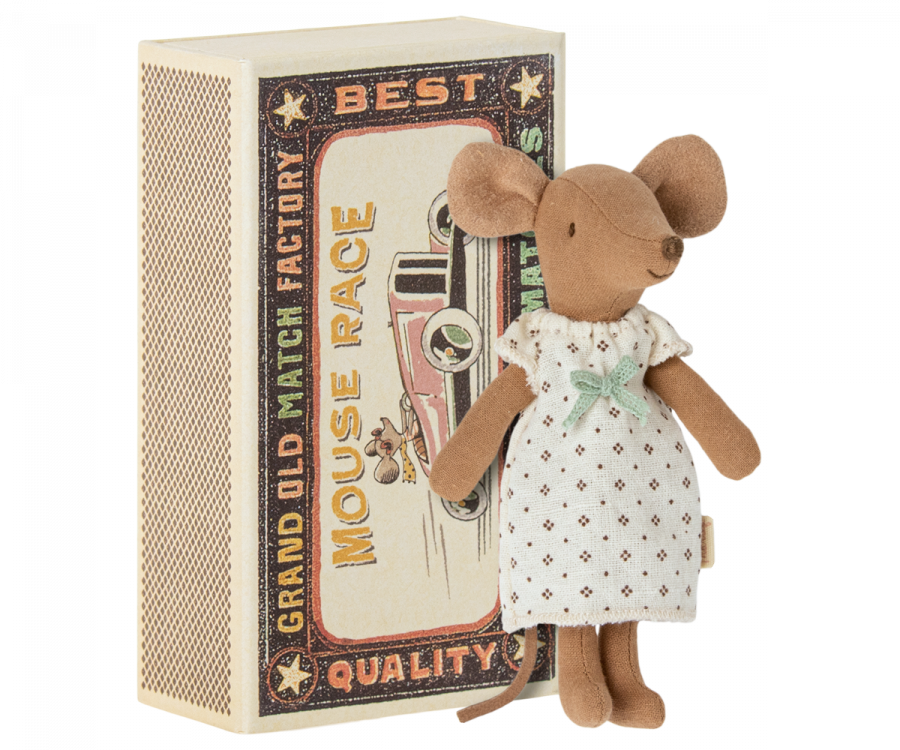 Big sister mouse in matchbox - Maileg