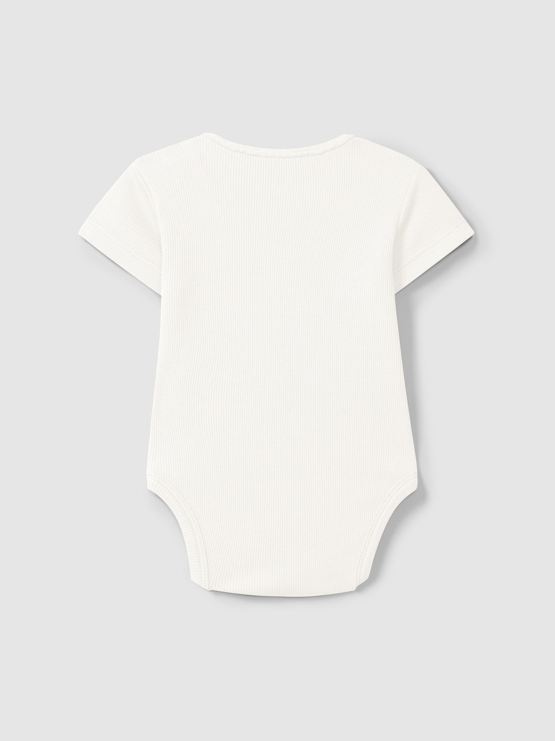 Body sem gola em malha canelada - Snug