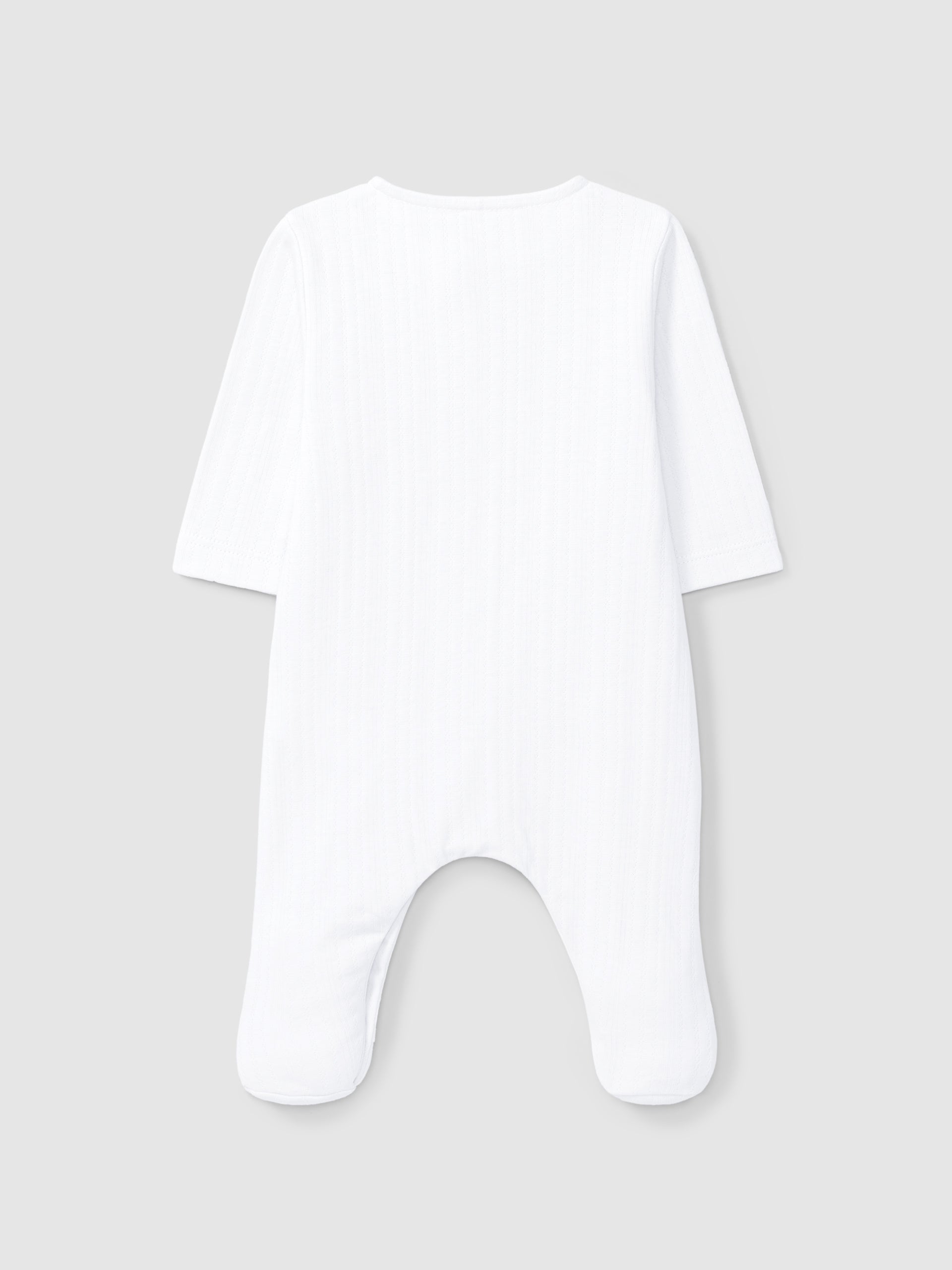 Babygrow algodão orgânico com detalhe de bordado - Laranjinha
