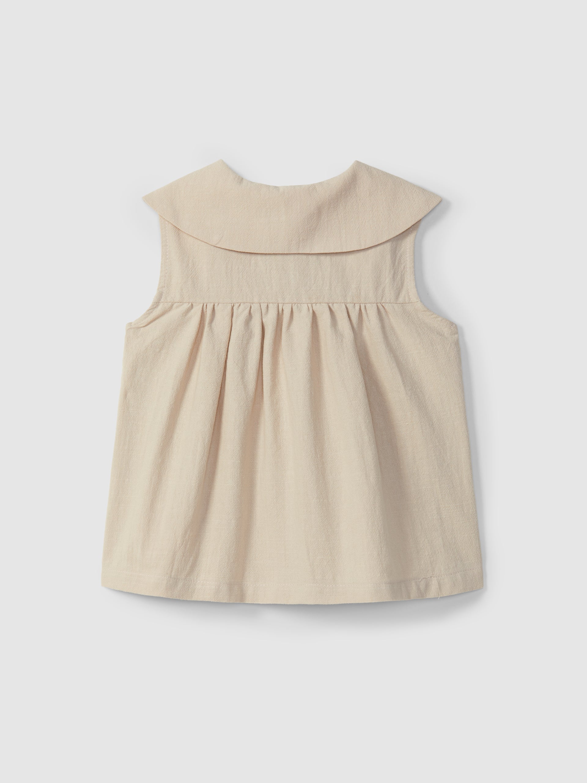 Blusa algodão texturado e bordado - Laranjinha