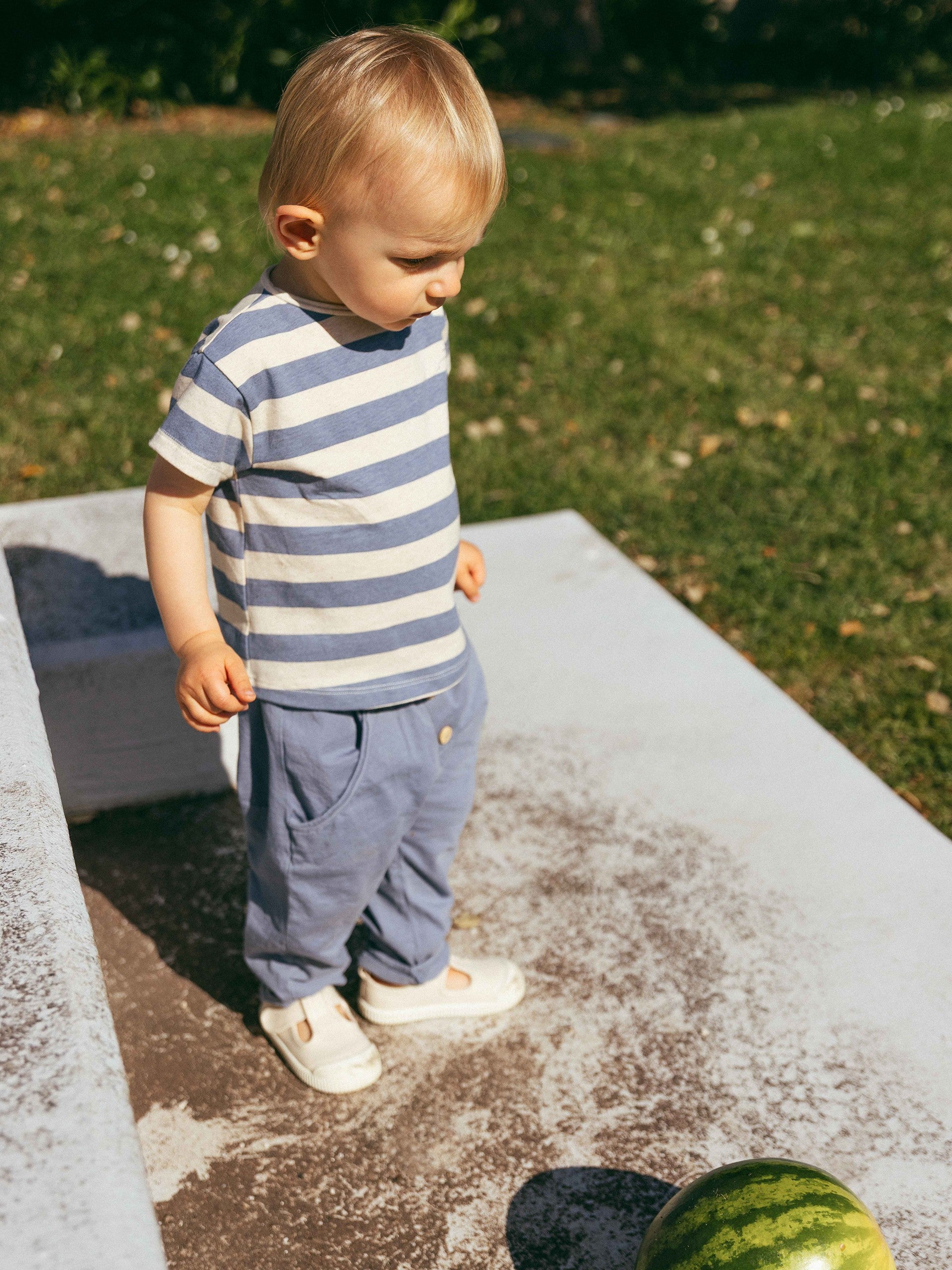 Calças pull-up em malha lisa - Snug