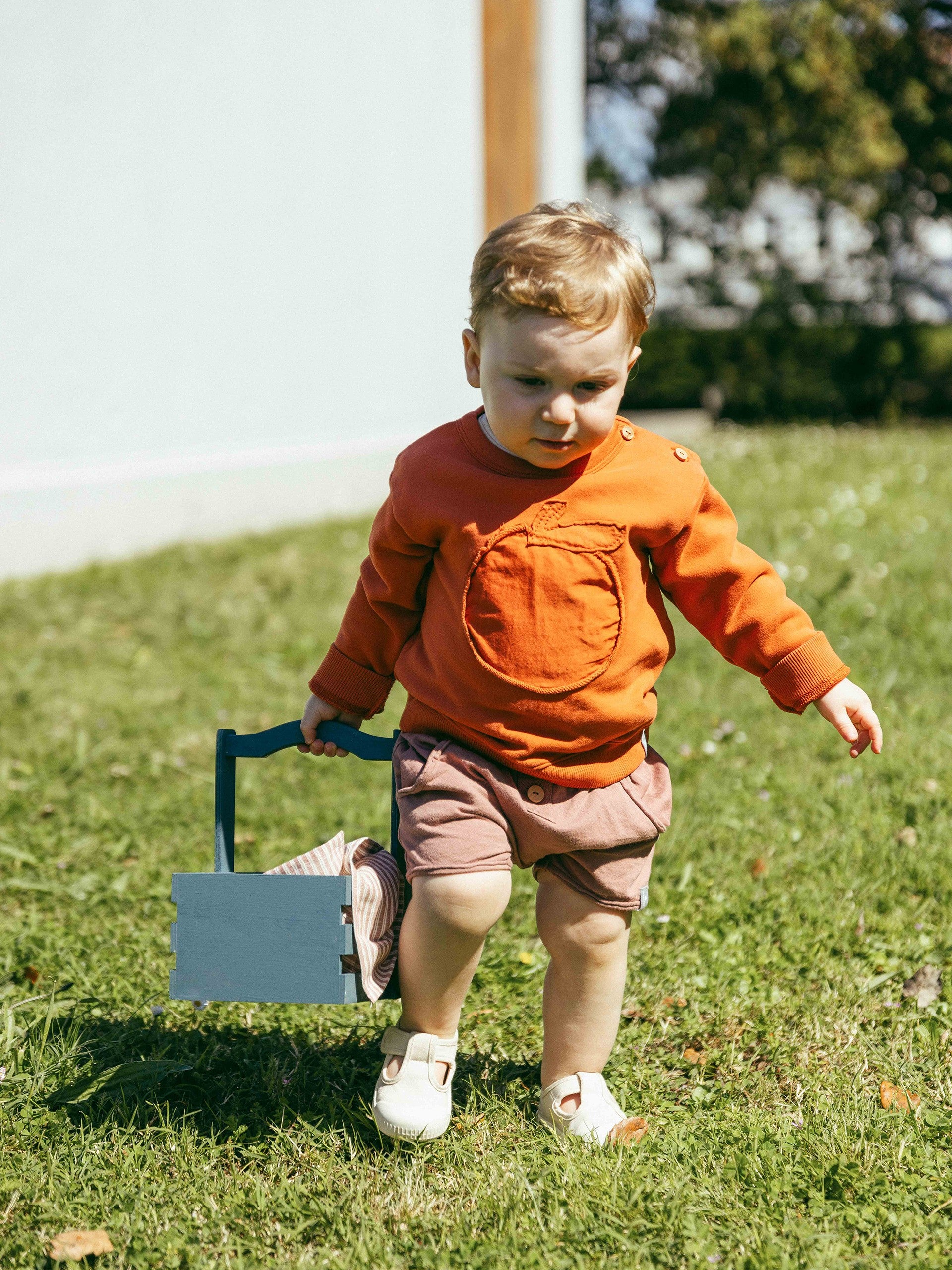 Sweatshirt em felpa com bordado - Snug