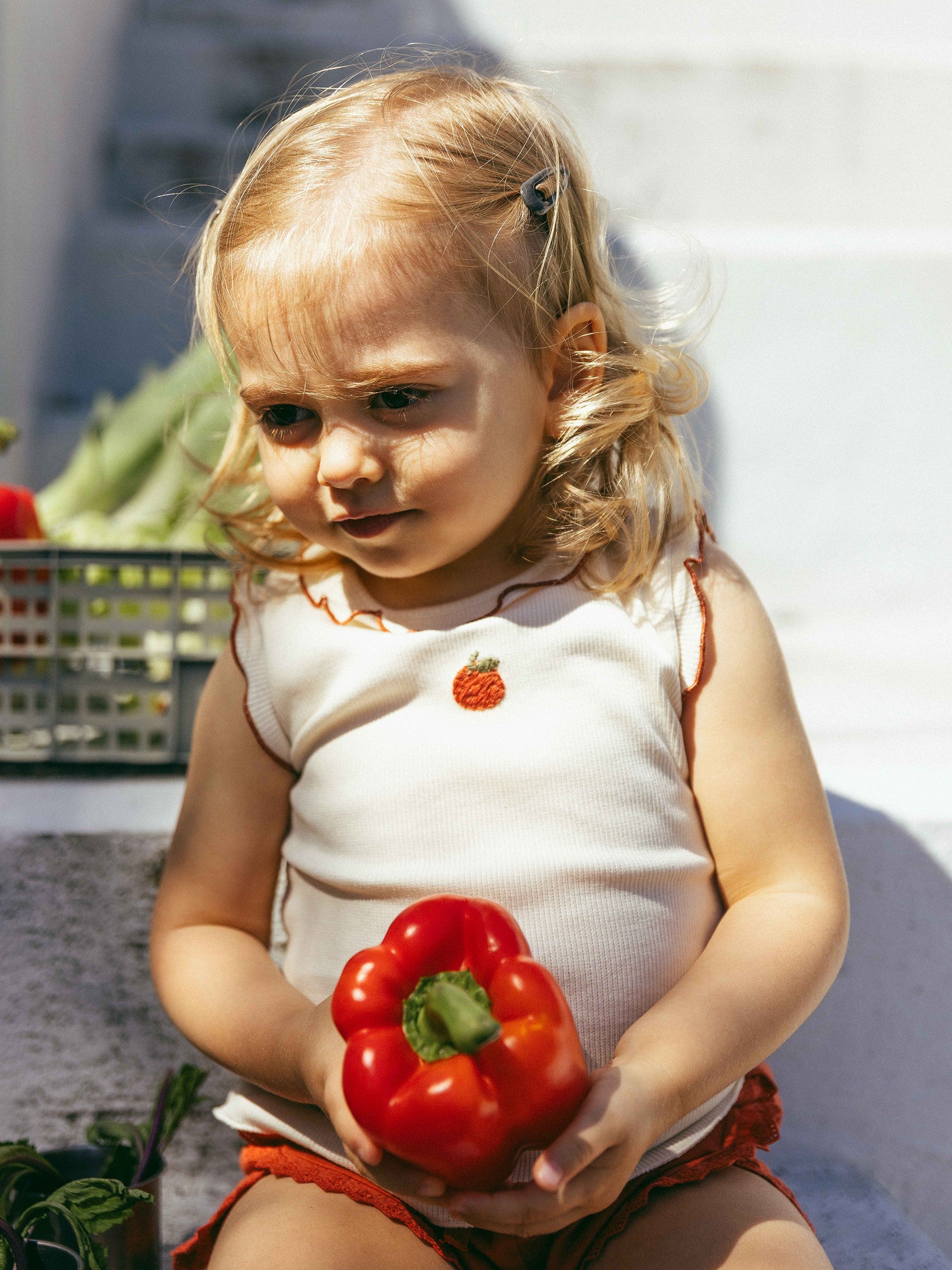 Singlet malha canelada com bordado - Snug