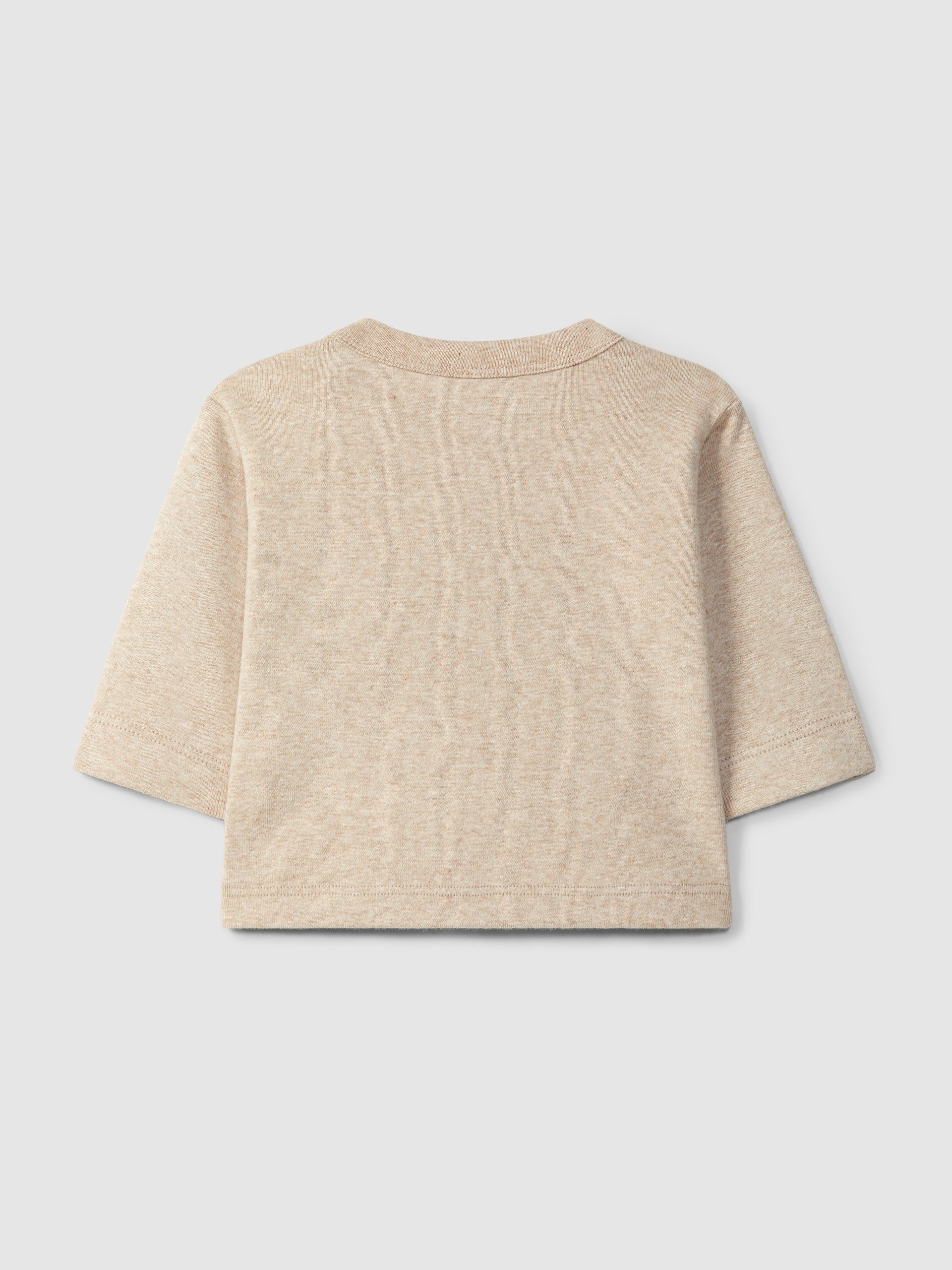 Longsleeve em algodão com bordado 'be super nice' - SNUG