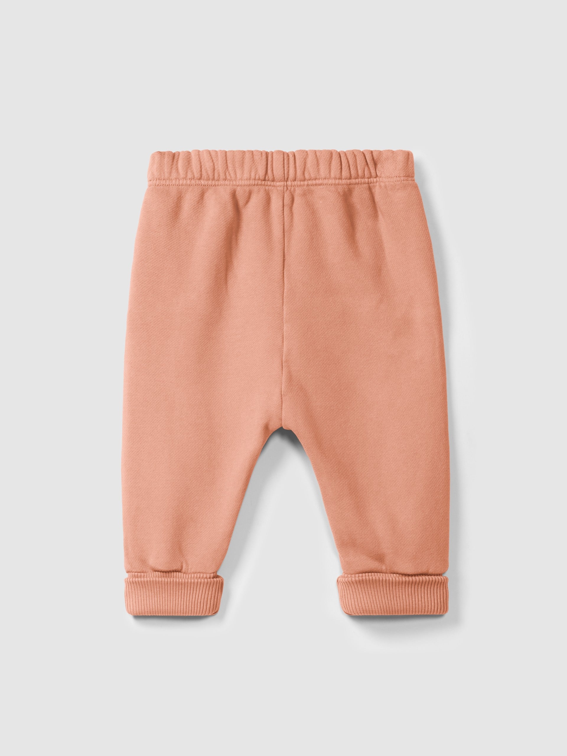 Calças pull-up em felpa com detalhe de espiguilha - SNUG