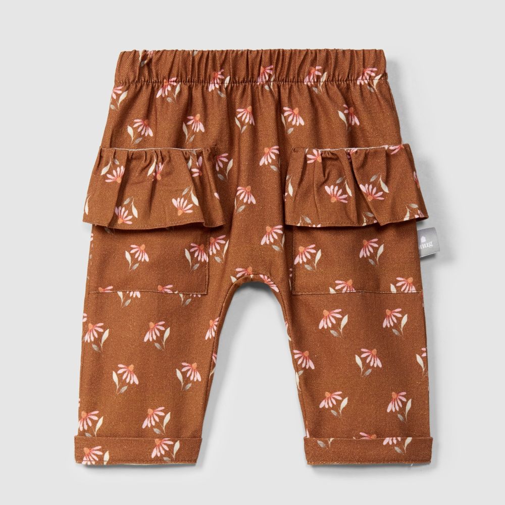 Calças flores com bolsos - SNUG