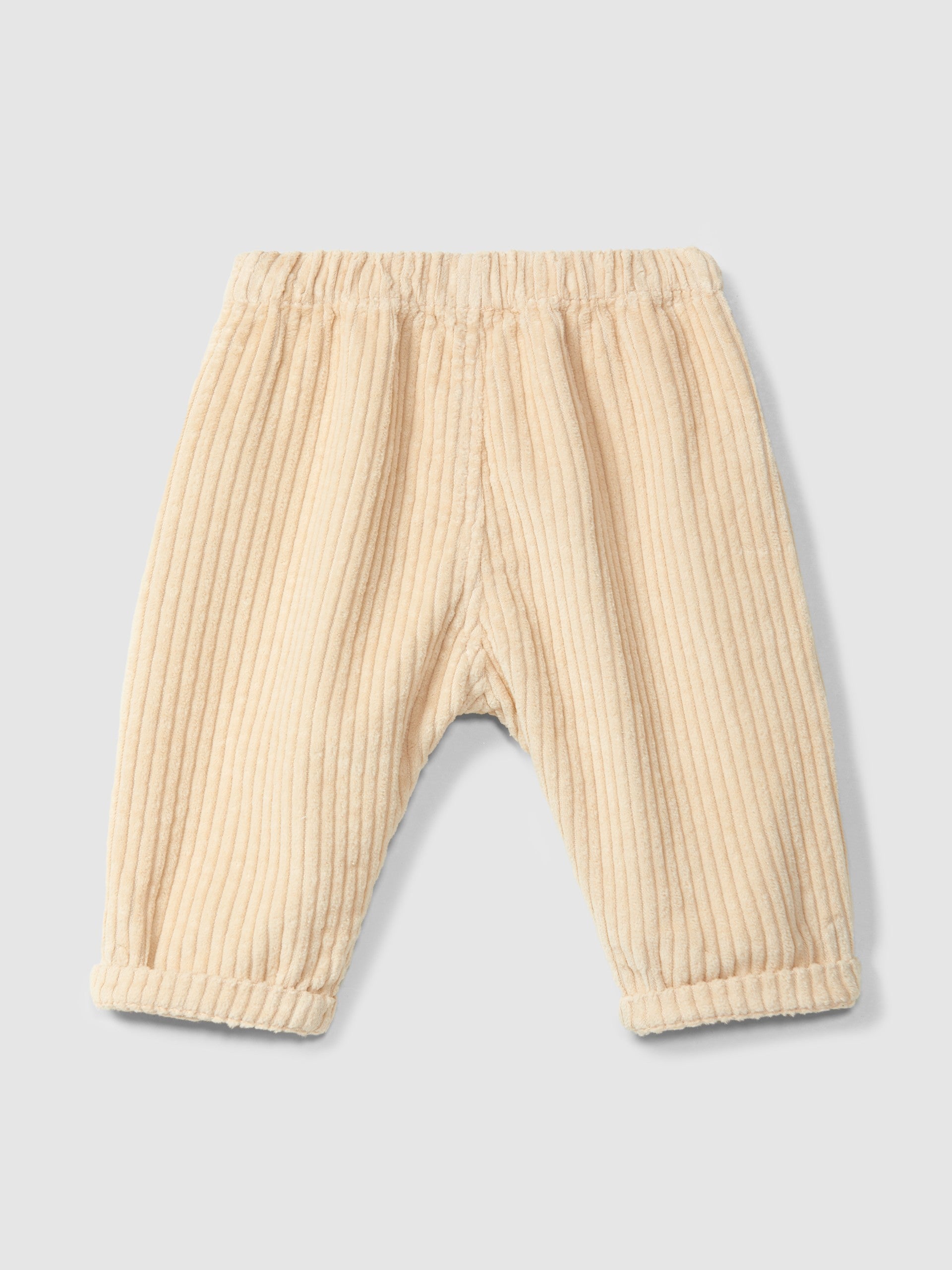Calças pull-up em veludo canelado com bolso - SNUG