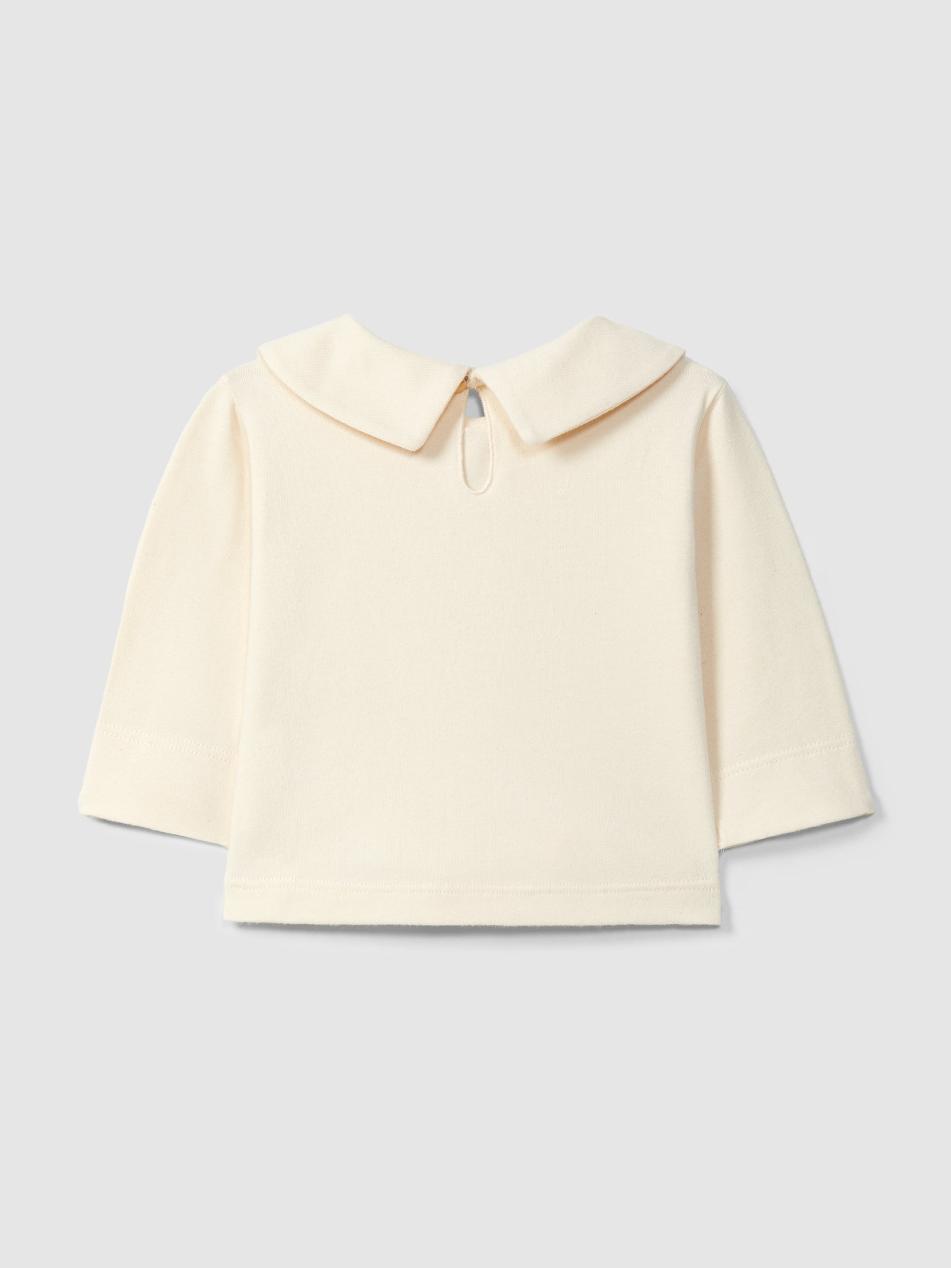 Longsleeve com gola flores bordadas - SNUG