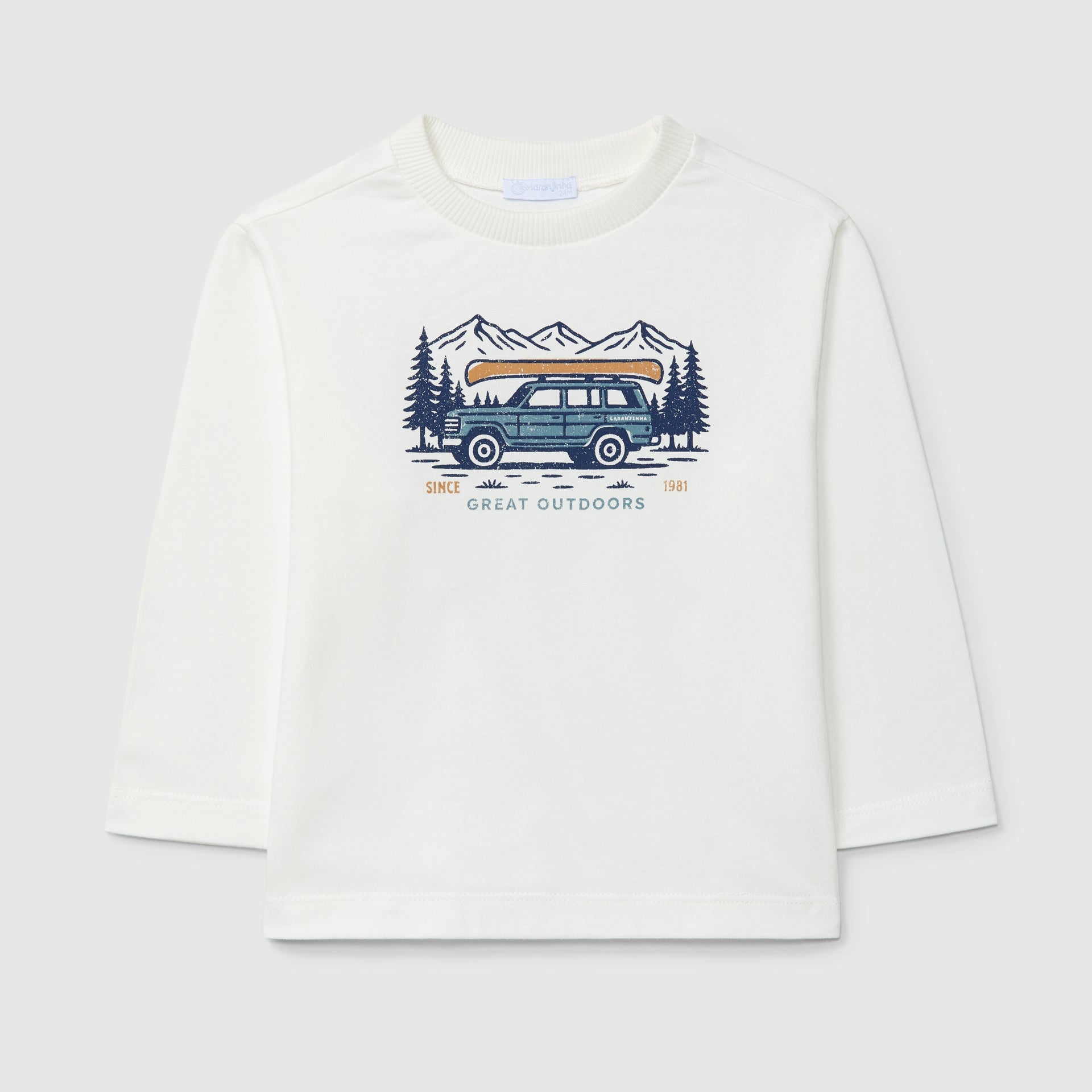 Longsleeve 'Great Outdoors' - LARANJINHA
