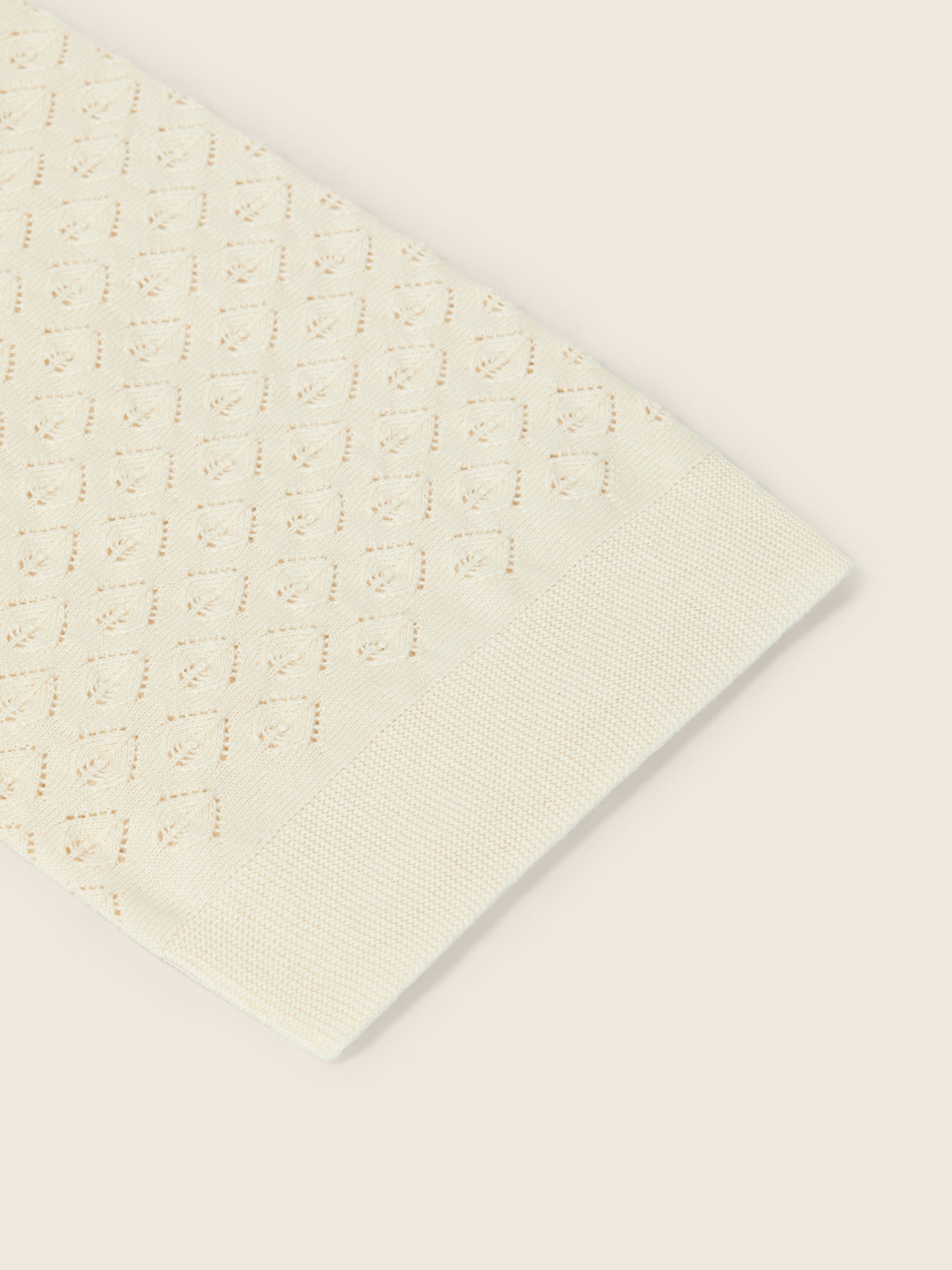 Manta tricotada em algodão orgânico | BOUNDLESS LOVE - Wedoble