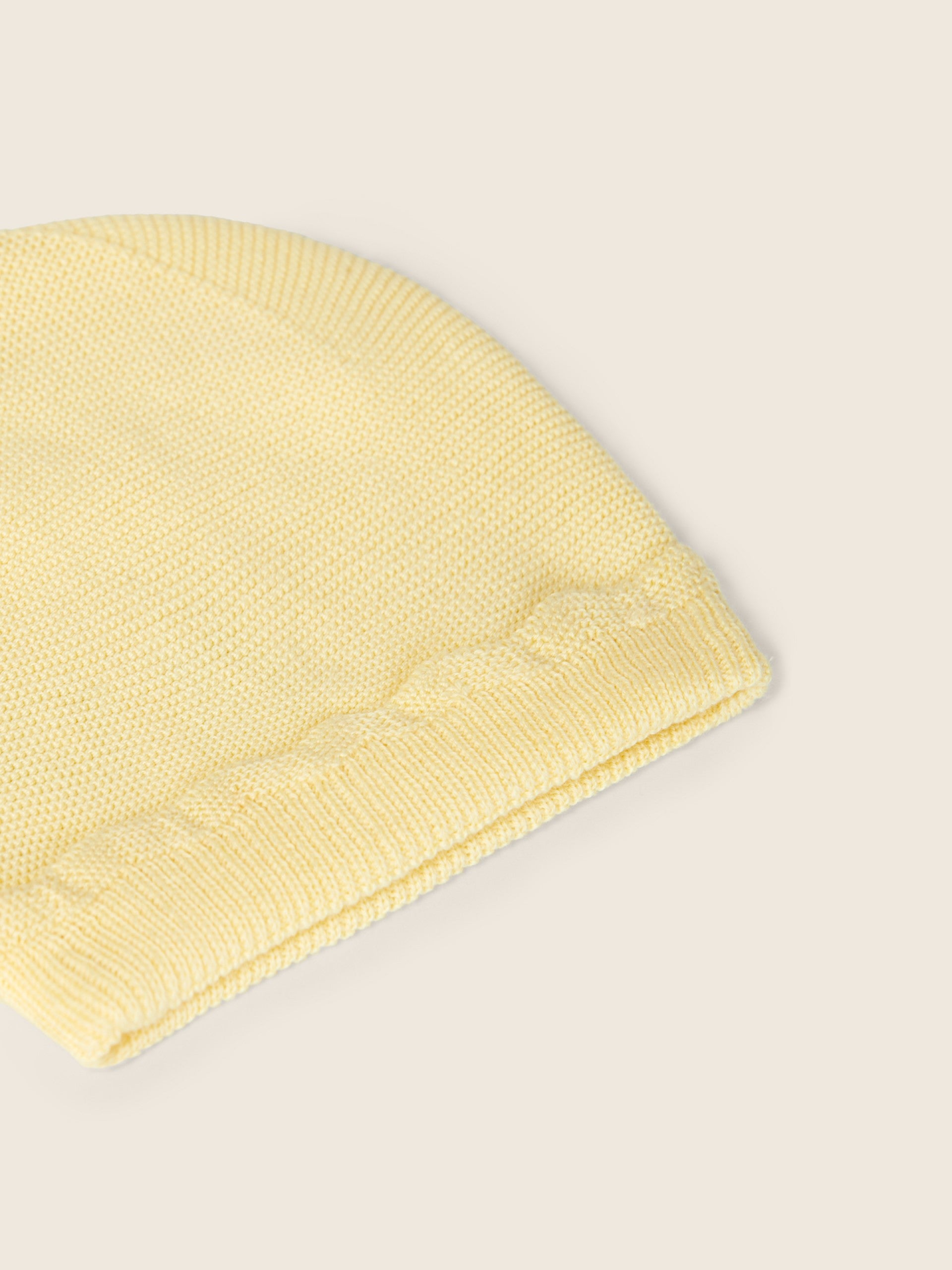 Gorro tricotado em algodão orgânico | LET LOVE GROW - Wedoble