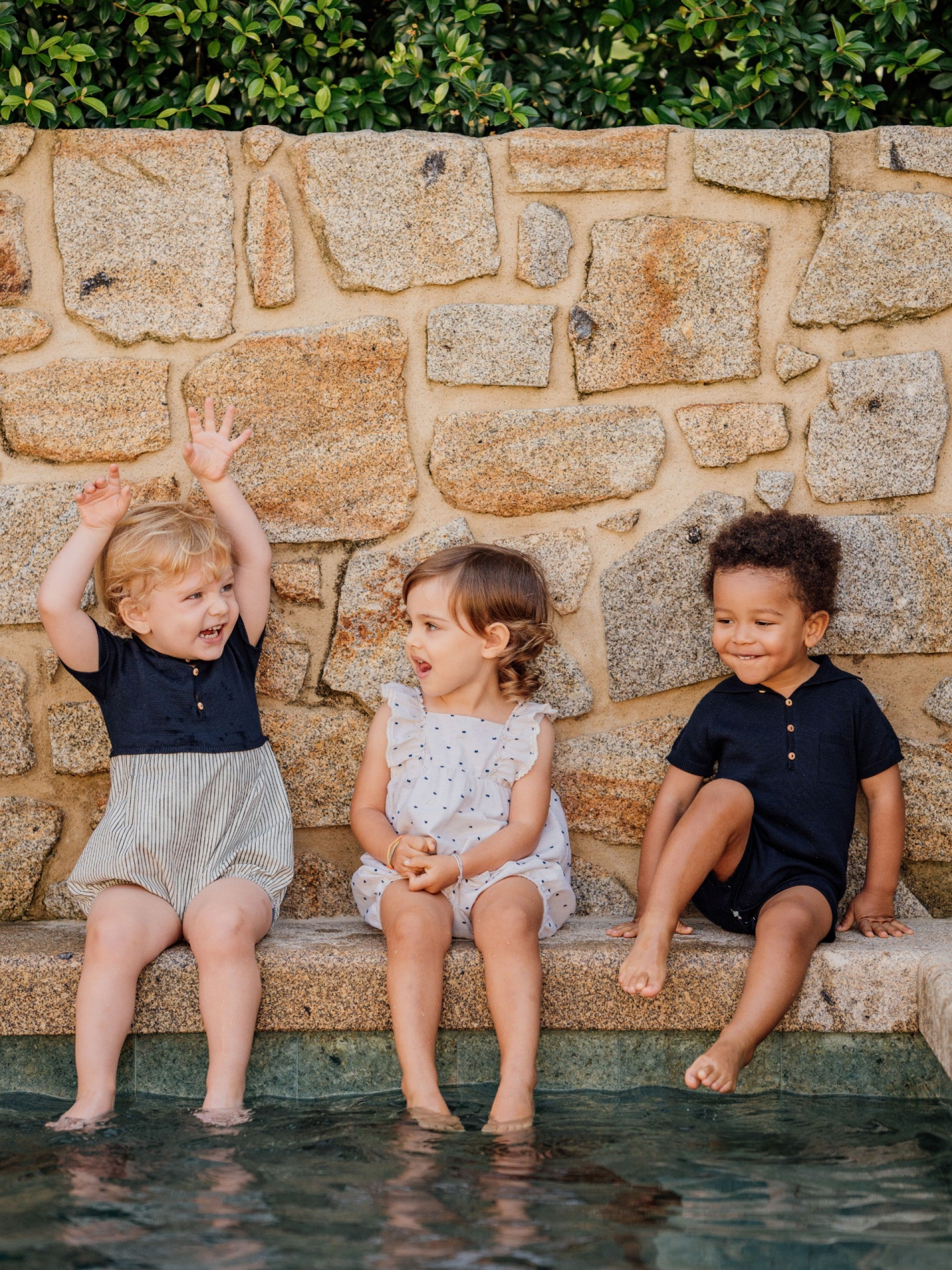 Fofo polo de manga curta às riscas | PLACE IN THE SUN - Wedoble