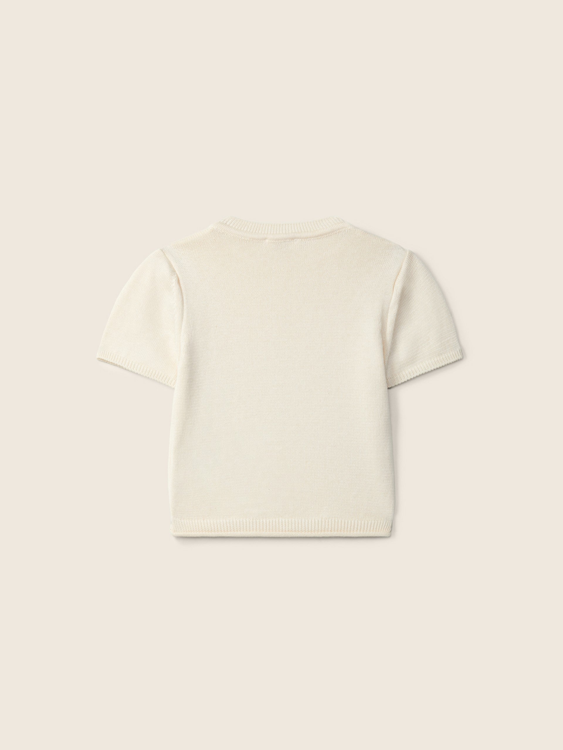 Camisola de manga curta em algodão orgânico | MY FAVOURITE BOY - Wedoble