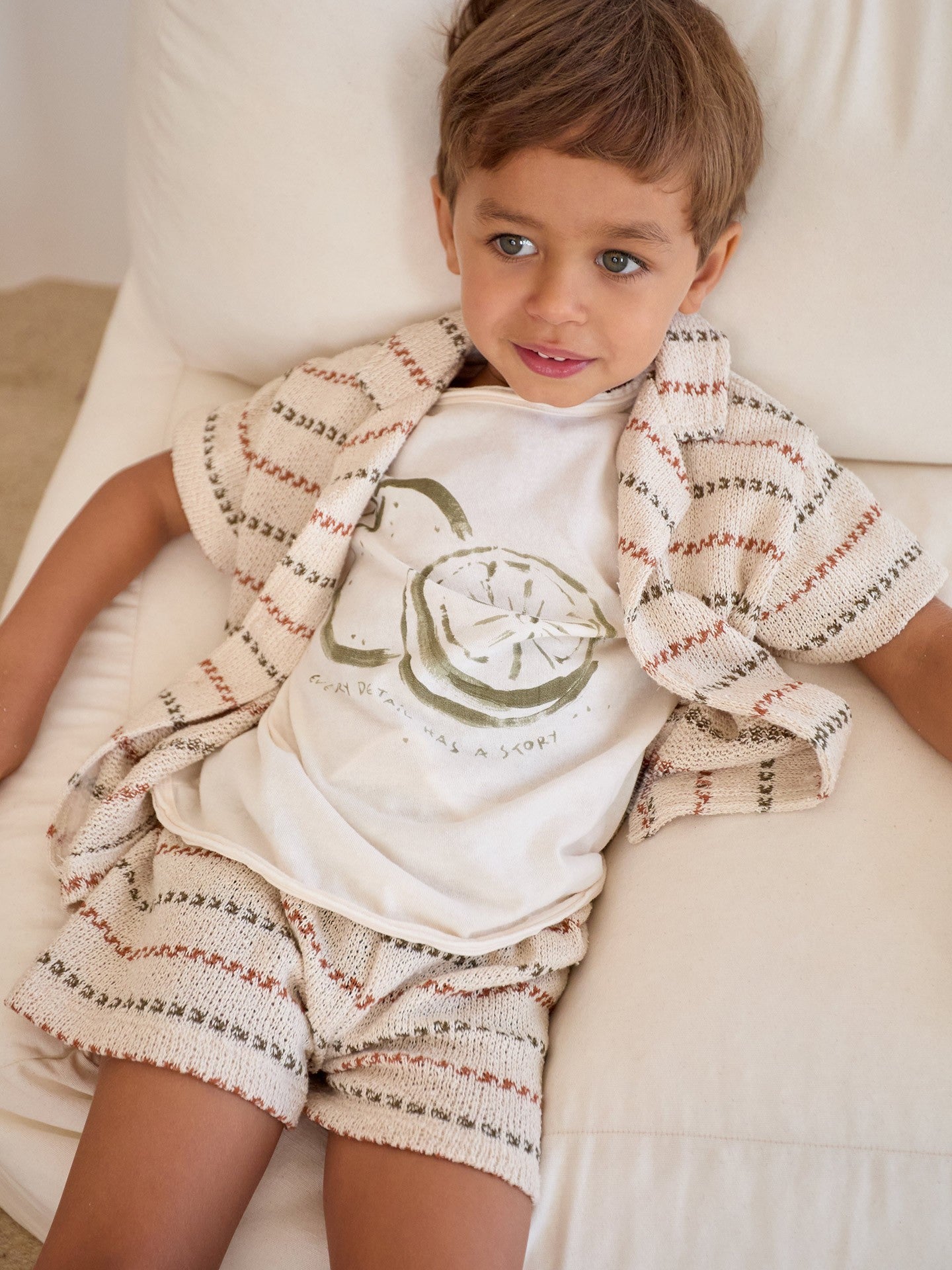 Camisa mistura de algodão e fibras recicladas - Play Up