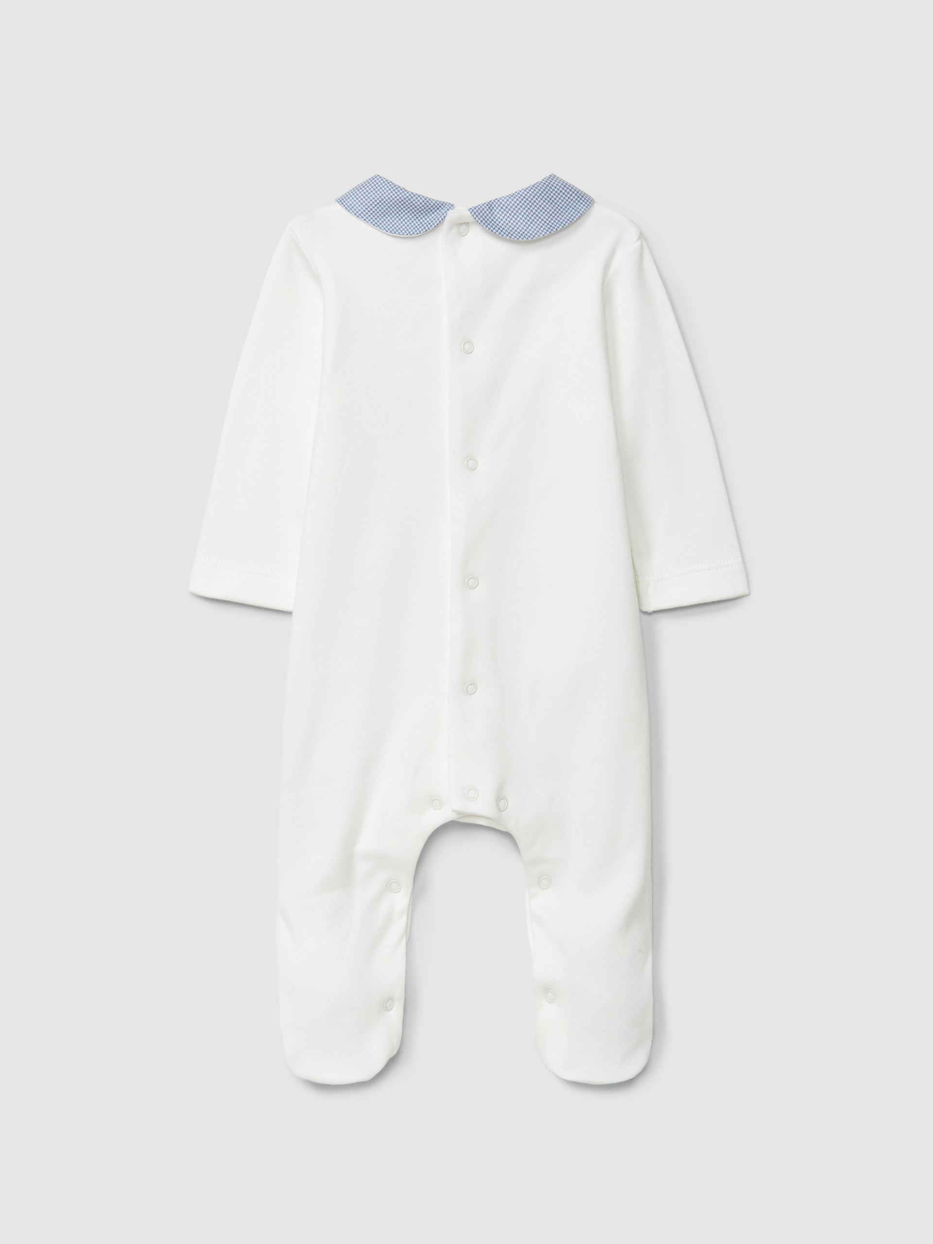 Babygrow micro xadrez vichy e ratinho - LARANJINHA