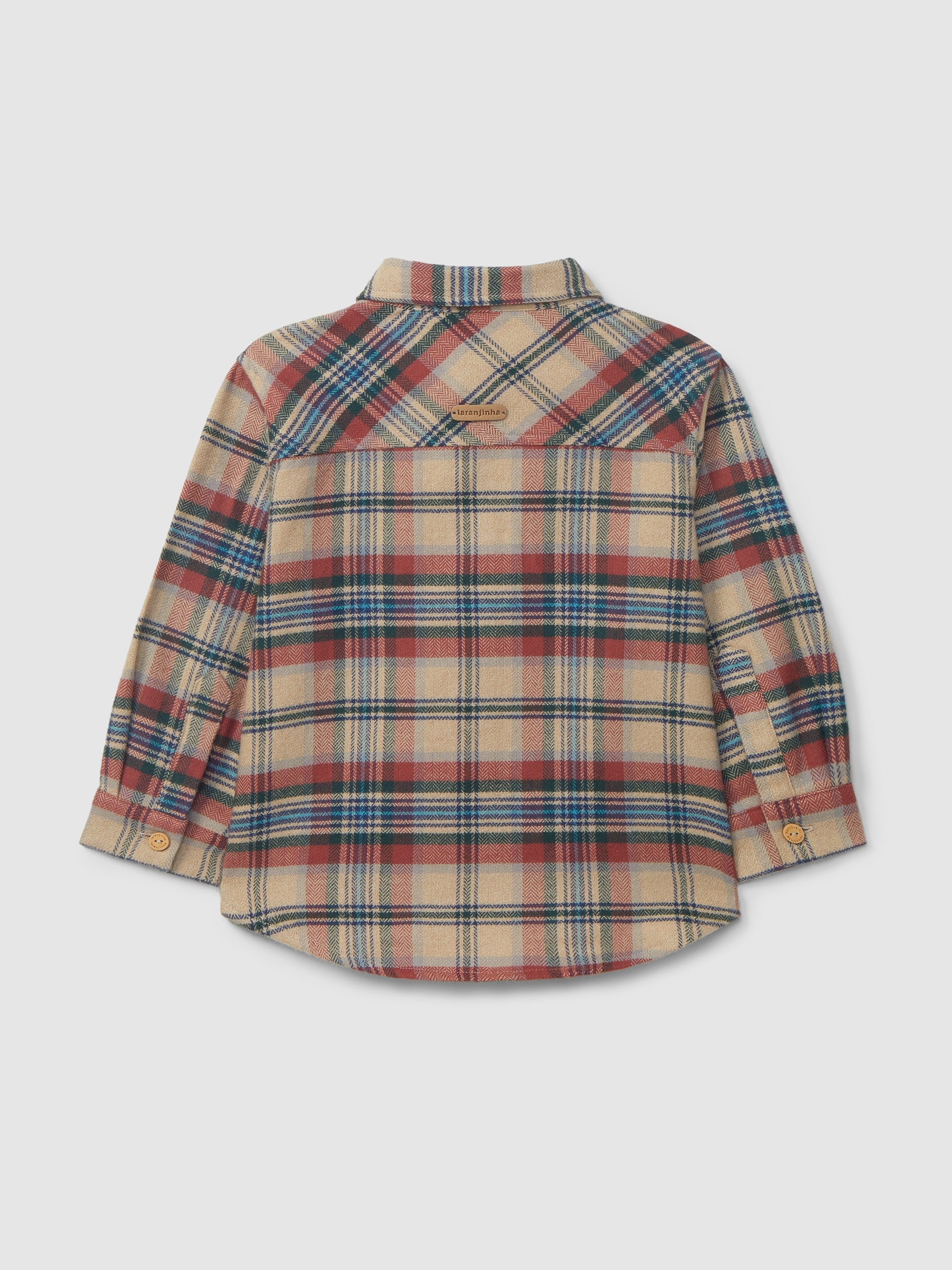 Camisa xadrez - LARANJINHA