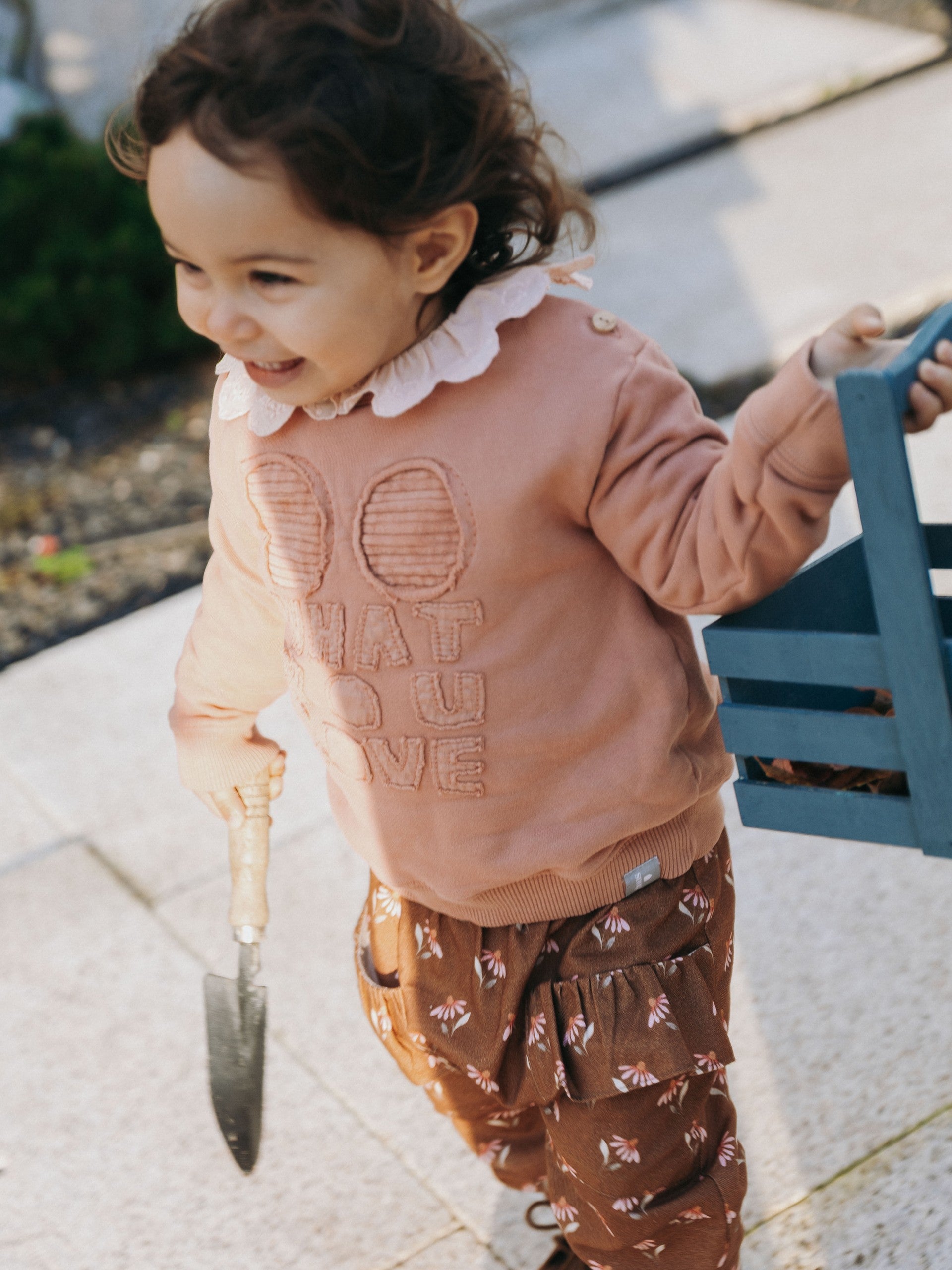Sweatshirt em felpa 'Do what you love'| Rosa - SNUG