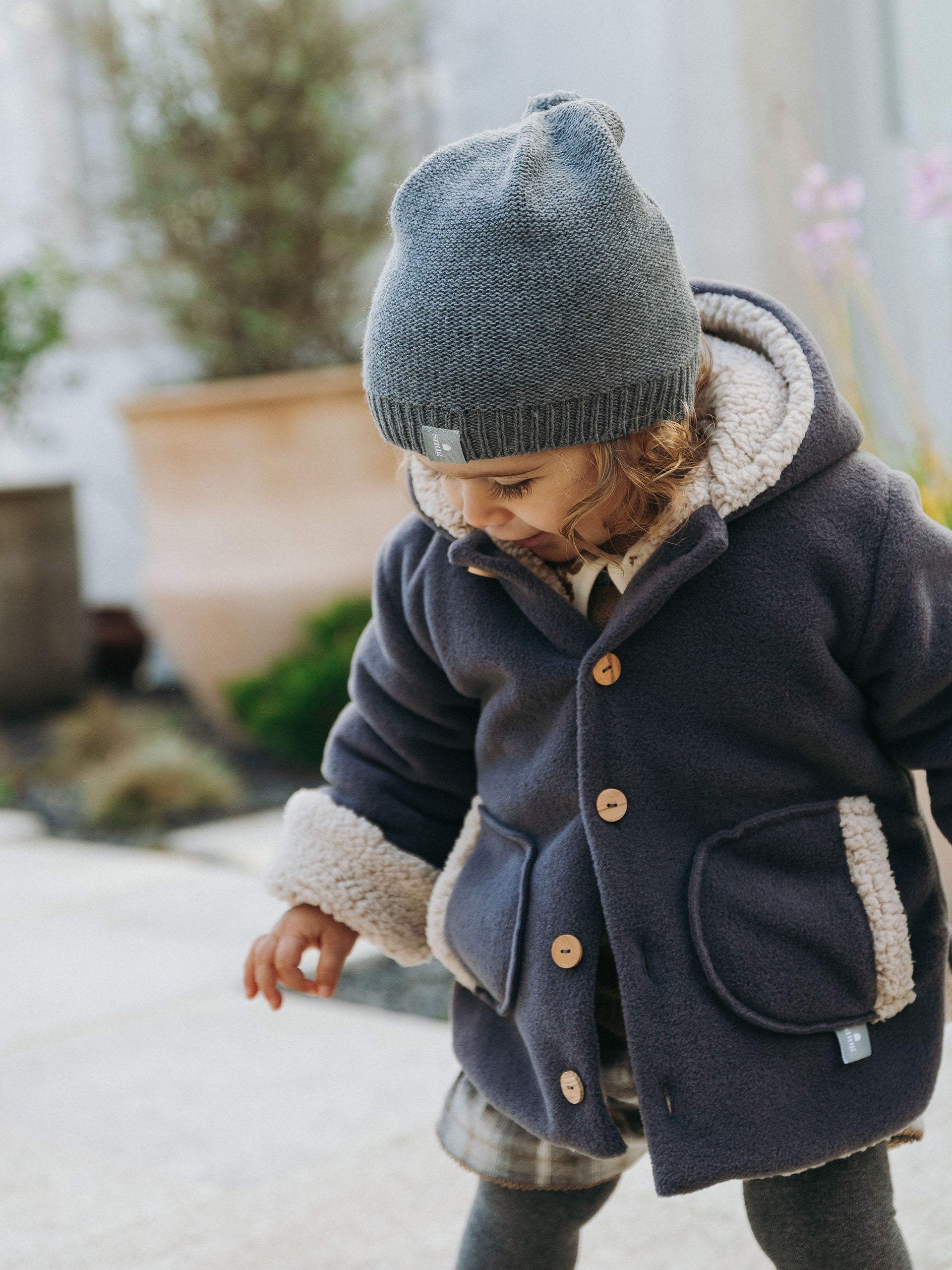 Casaco polar com capuz - SNUG