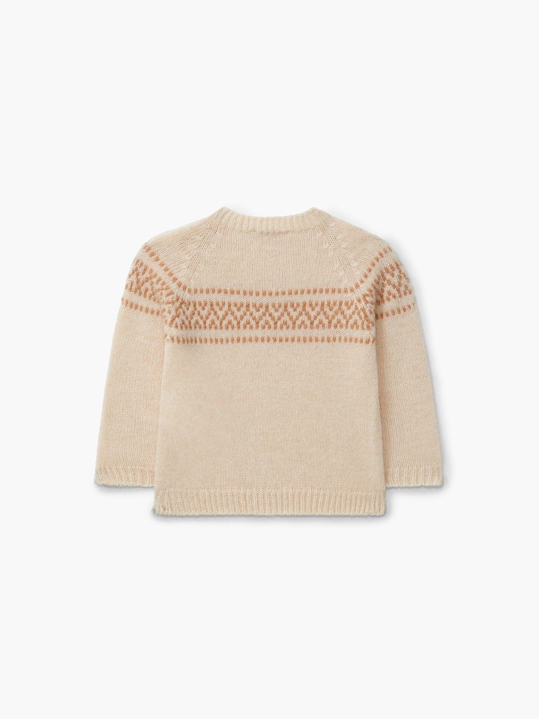 Conjunto com jacquard tricotado em lã merino e caxemira | CUTE AND SWEET - WEDOBLE