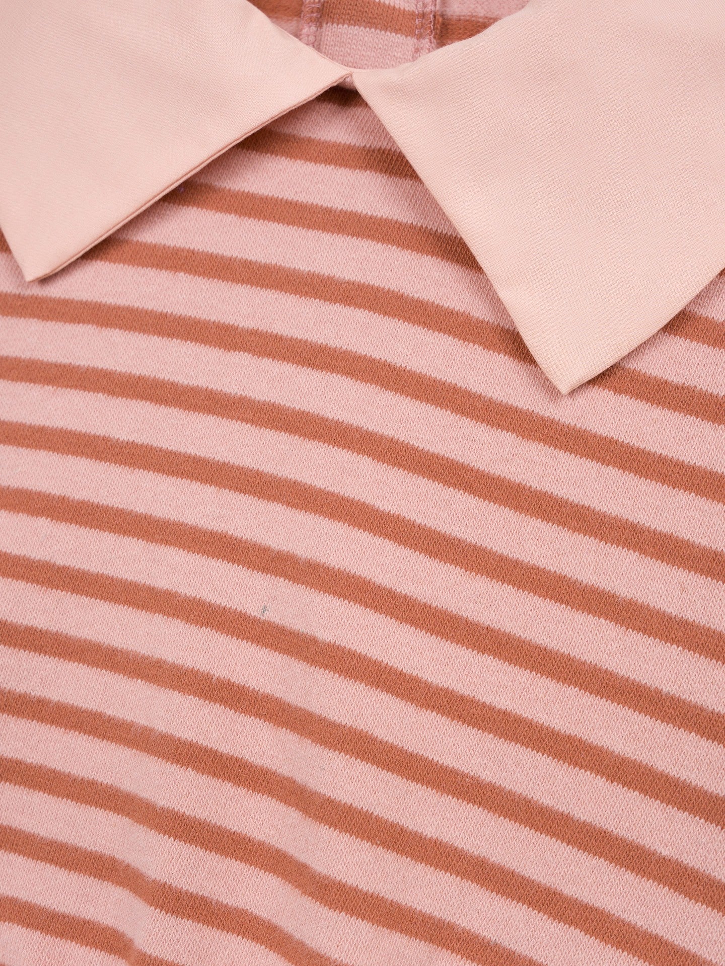 Camisola de malha às riscas com gola - PLAY UP