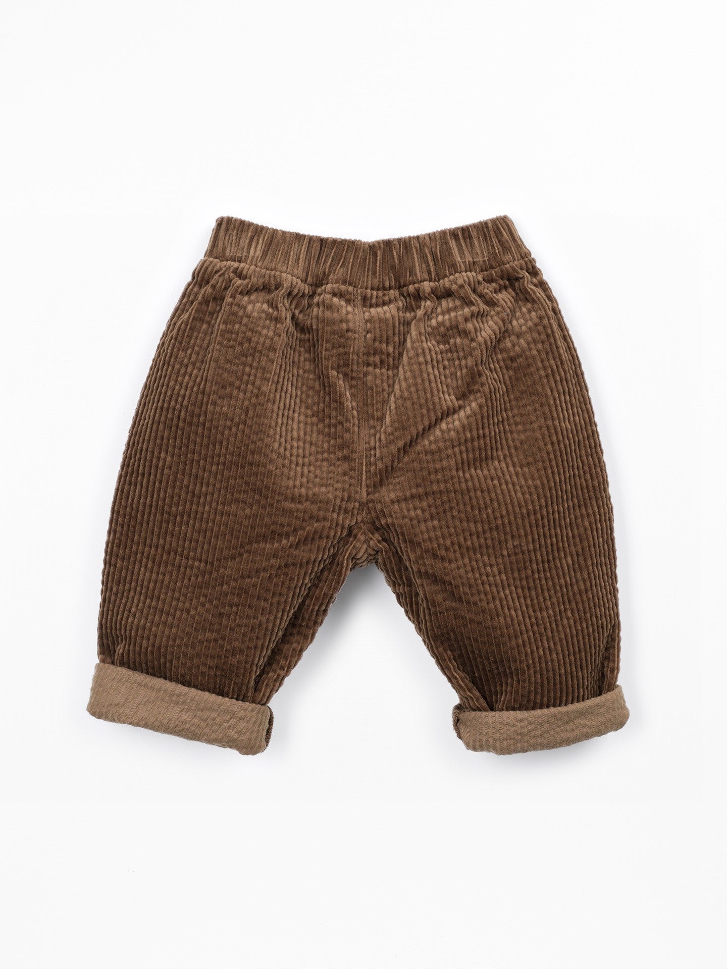 Calça de tecido em fibras naturais - PLAY UP